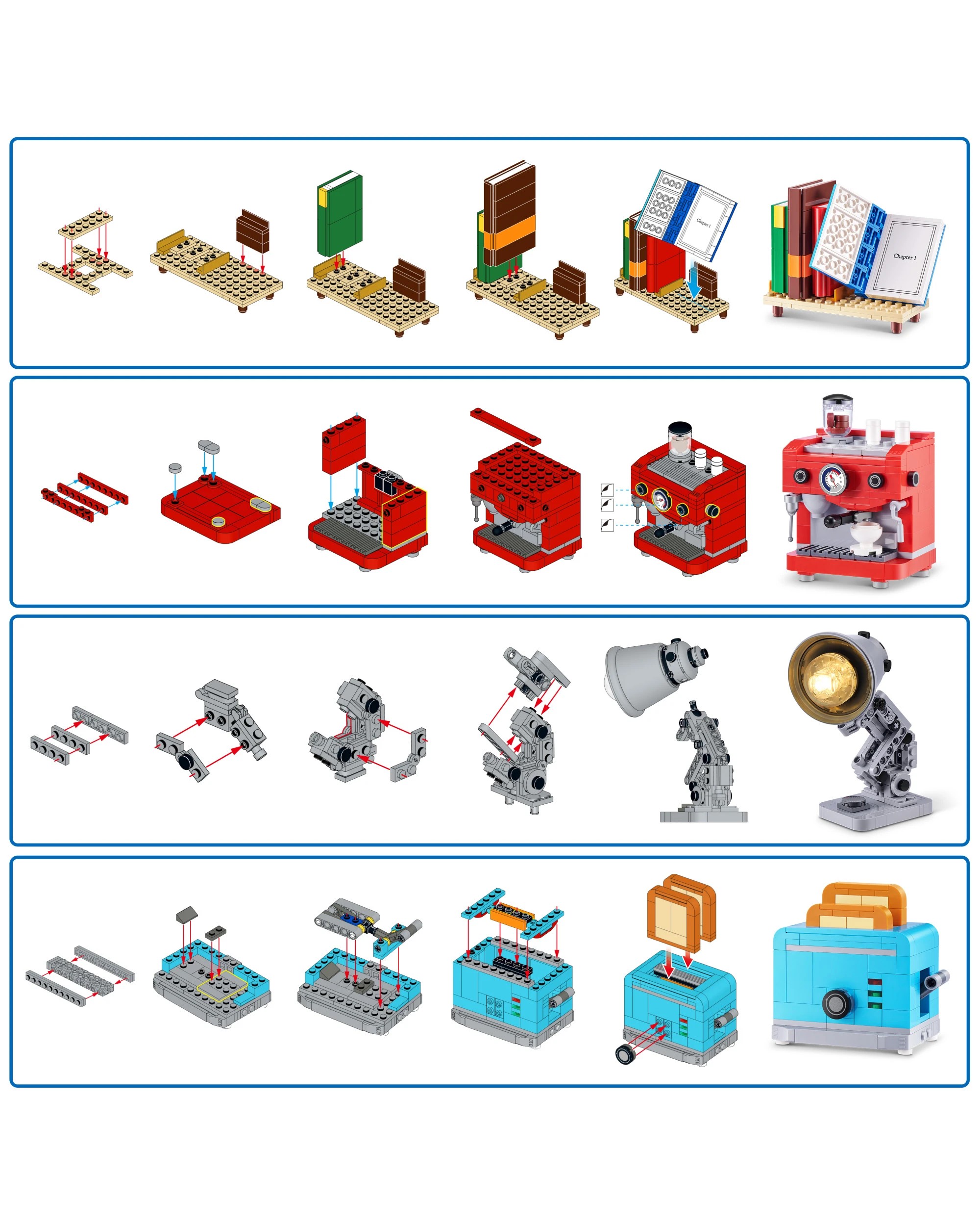8 Max Build More Premium Home Building Bricks Collection By Zuru - Assorted - Multi, 8 of 9