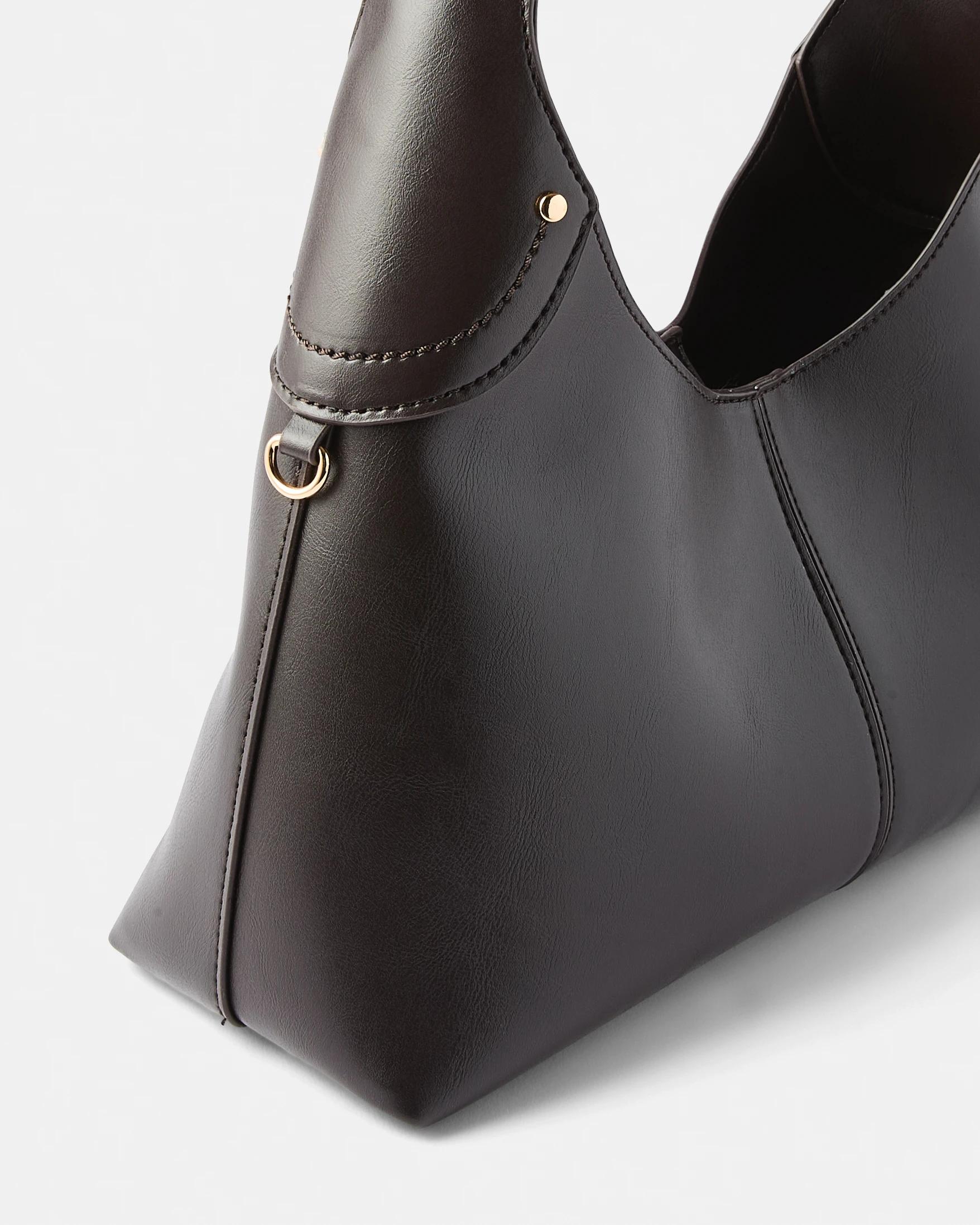 3 Half Moon Shoulder Bag Deep Fudge, 3 of 8