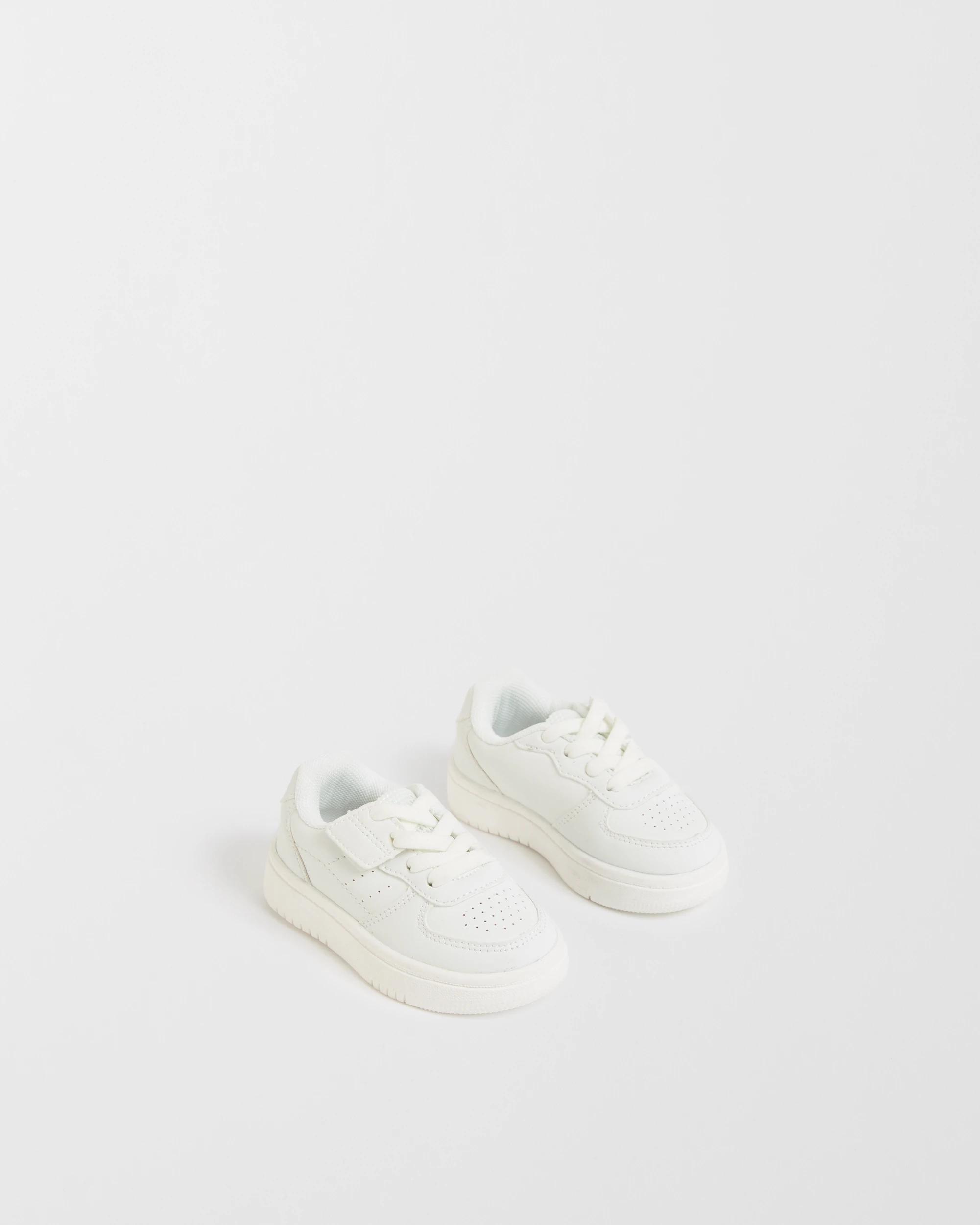 2 Target Baby First Walker Key Sneakers WHITE, 2 of 3