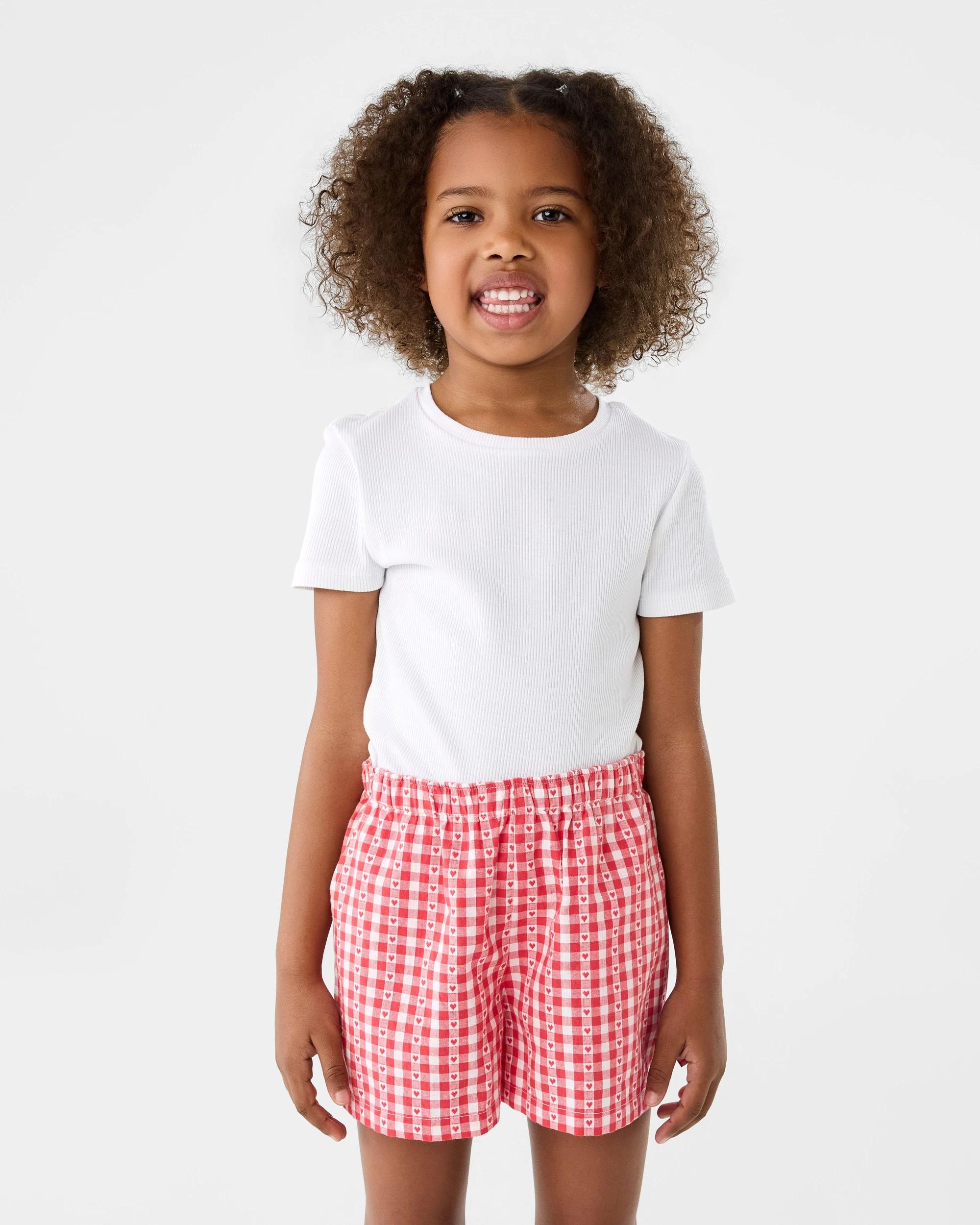1 Woven Shorts Red Check, 1 of 7