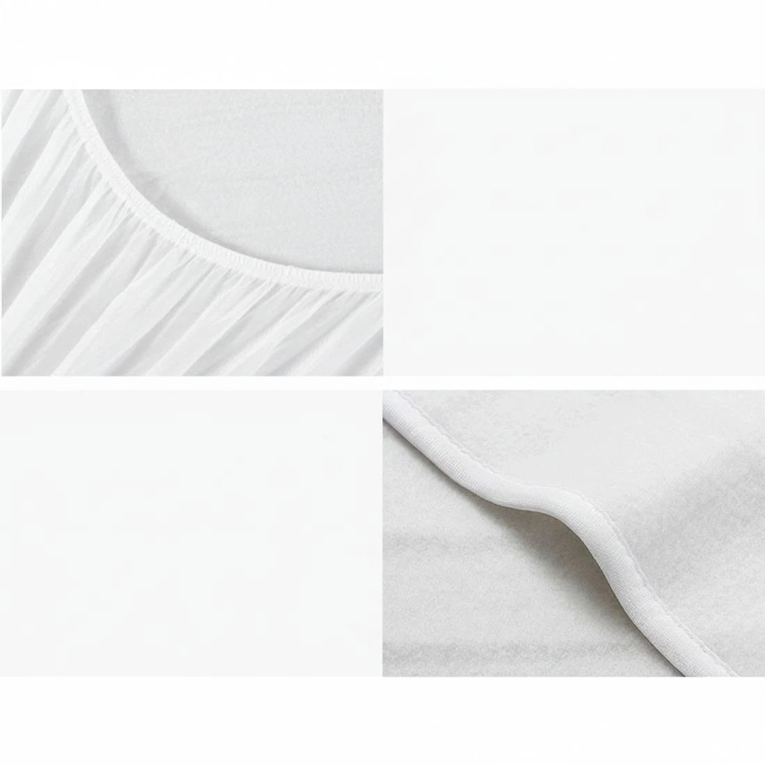 6 Giselle Electric Blanket Single Heated Fully Fitted Washable Pad Winter Warm - White, 6 of 7