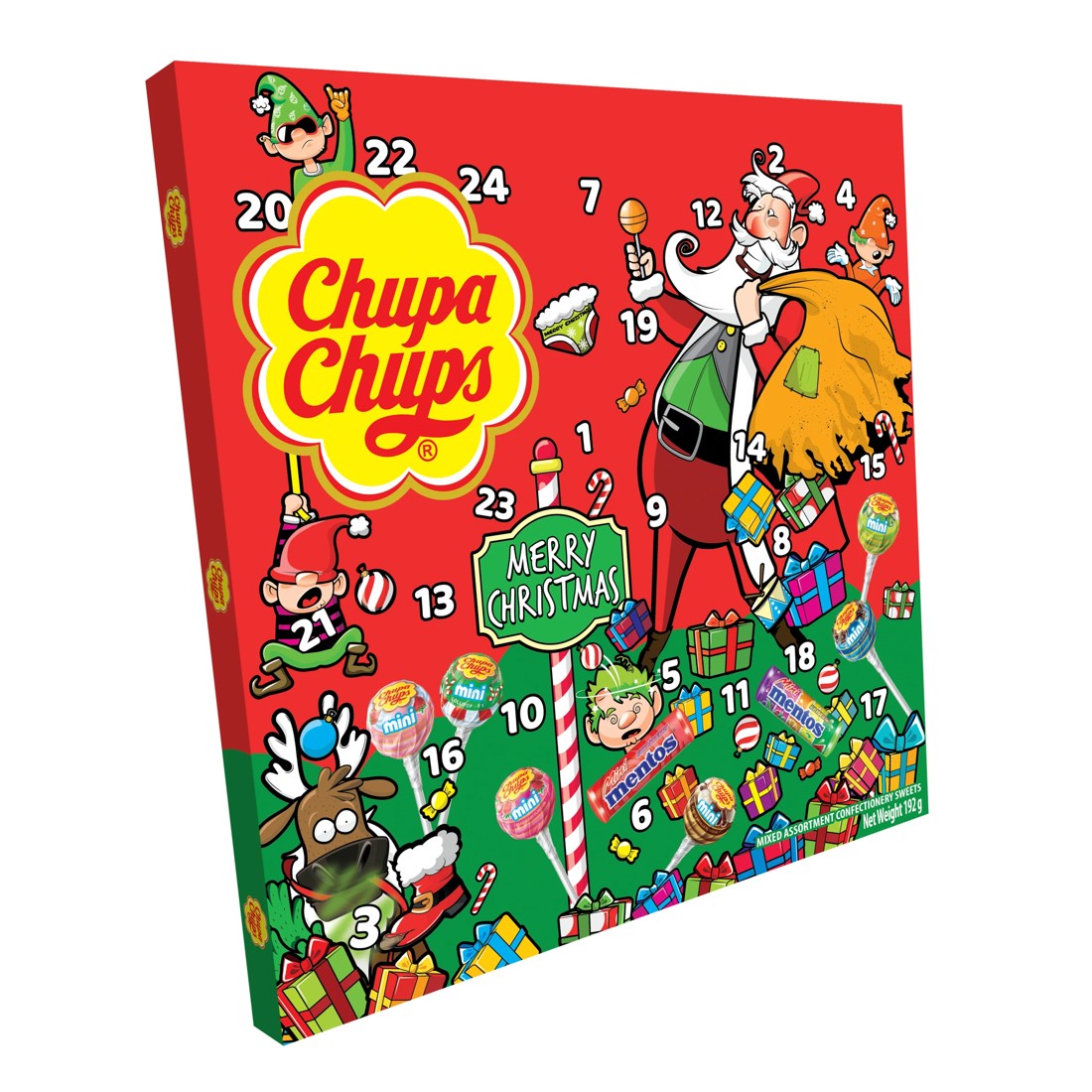 2 Chupa Chups Christmas Advent Calendar 192g, 2 of 3