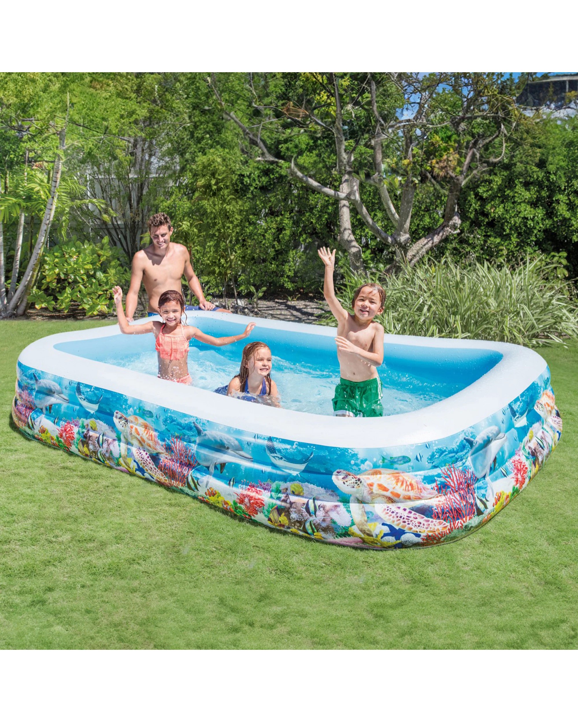 2 Intex Inflatable Swim Center Pool - Sealife, 2 of 6