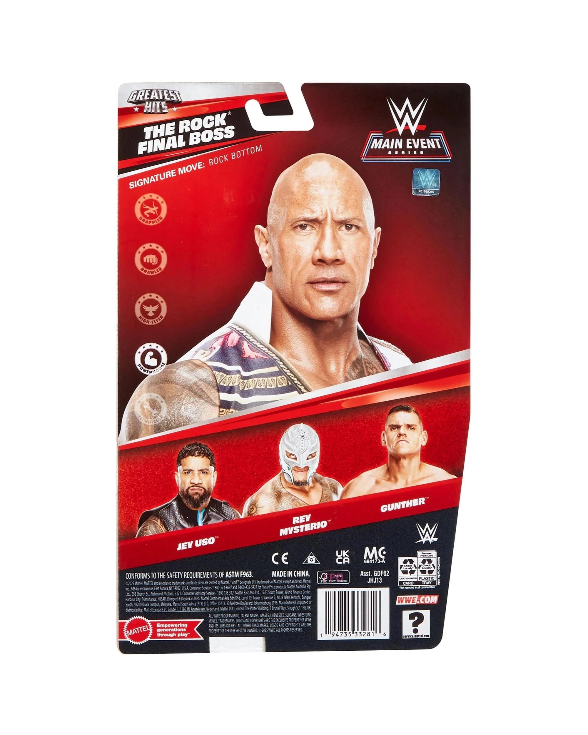 5 WWE Main Event Series Greatest Hits The Rock Final Boss Action Figure, 5 of 5
