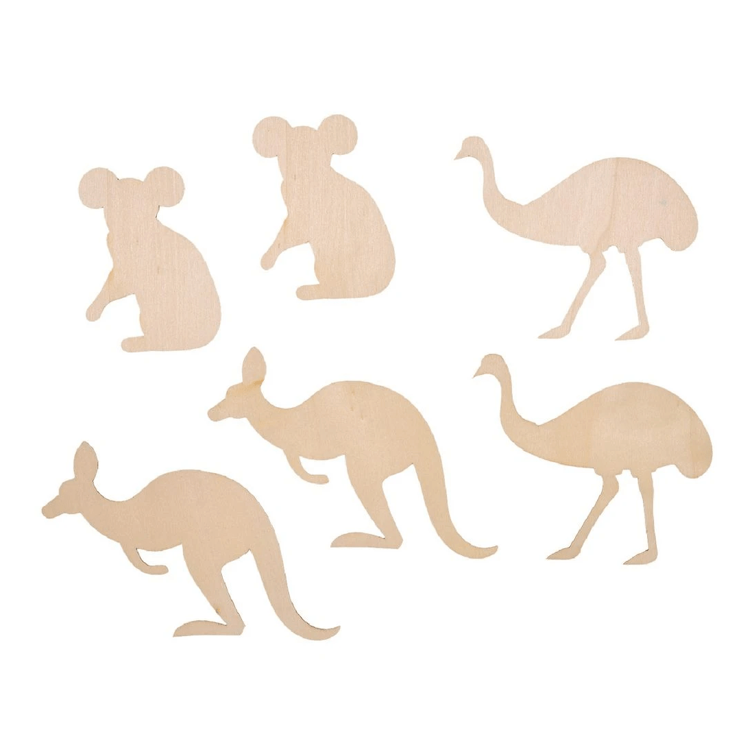 2 Kadink Wooden Shapes Animals 6 Pack, 2 of 5