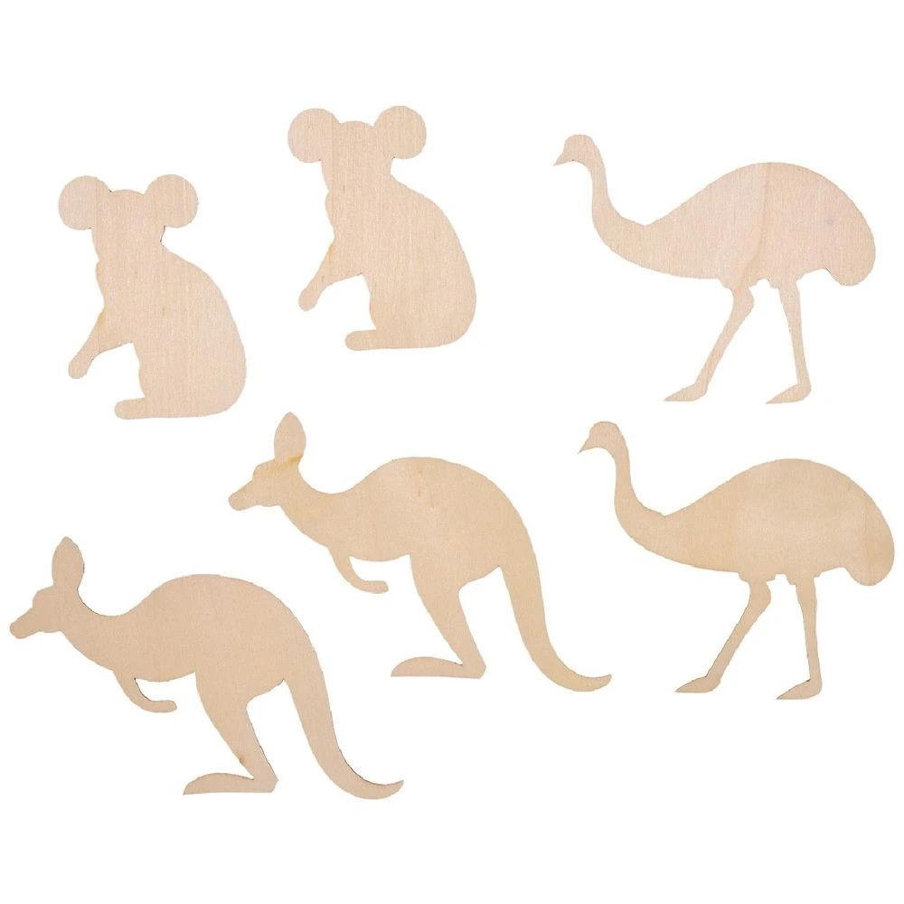 2 Kadink Wooden Shapes Animals 6 Pack, 2 of 5
