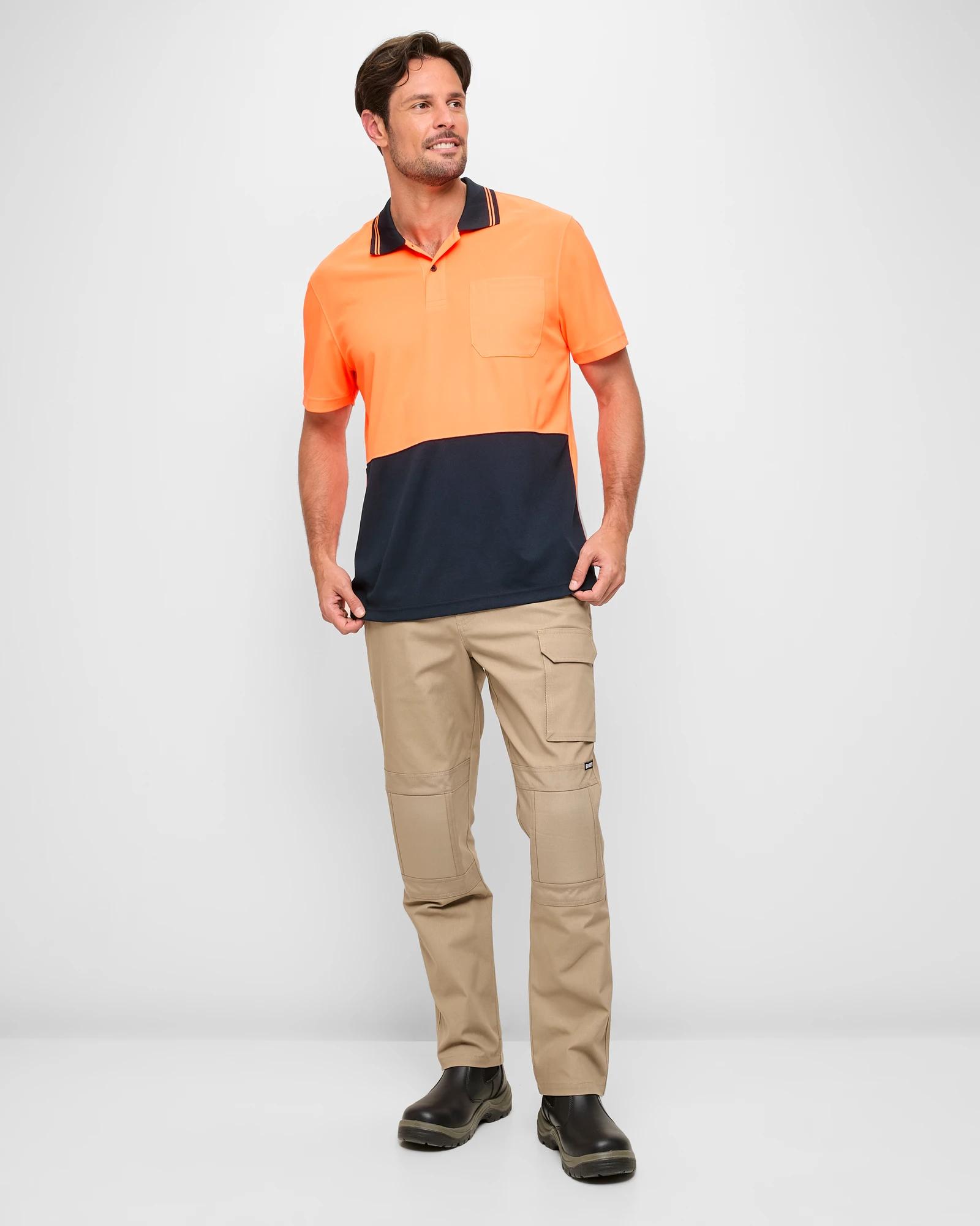 2 Australian Cotton Kneepad Work Performance Pants - Graphite STONE, 2 of 5