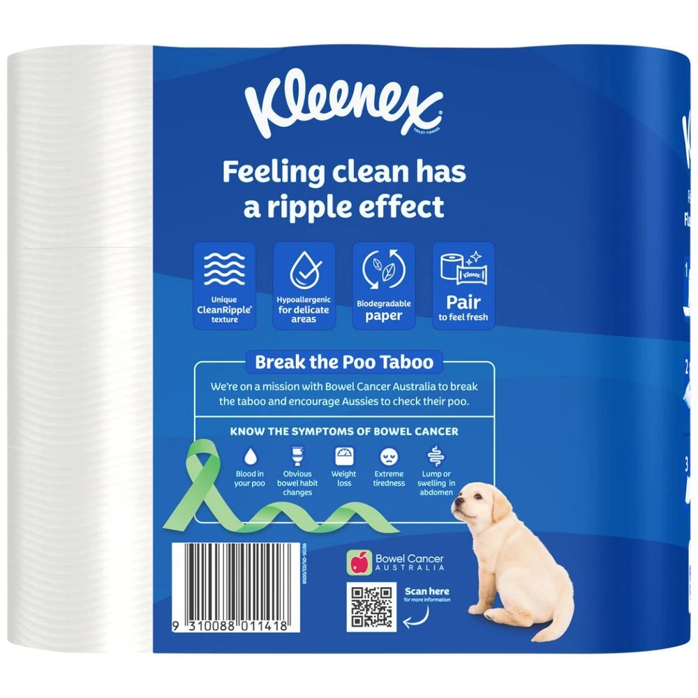 4 Kleenex Complete Clean Toilet Tissue 18 Pack, 4 of 5