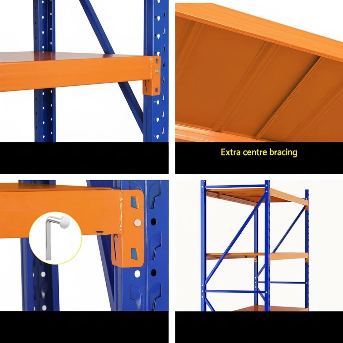 4 Giantz 4Mx1.8M Warehouse Shelving Garage Rack - Multi, 4 of 4