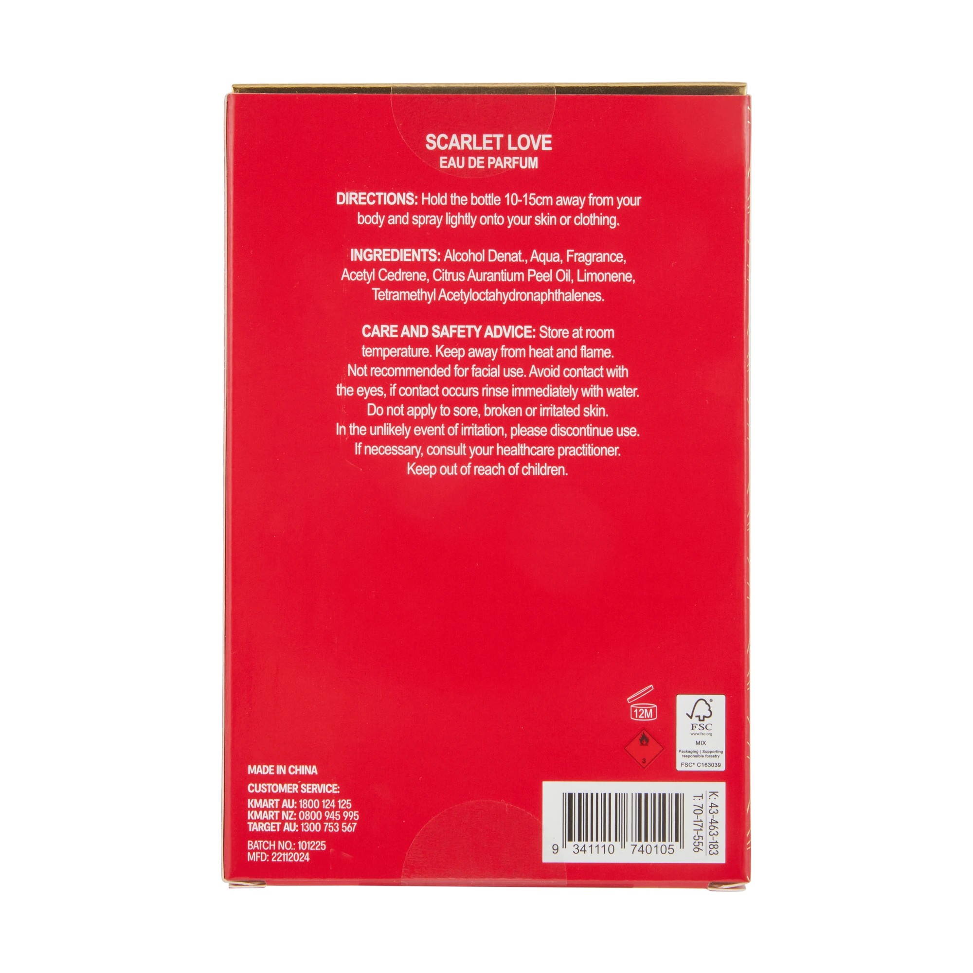 6 OXX Fragrance Scarlet Love Eau De Parfum 50ml, 6 of 6