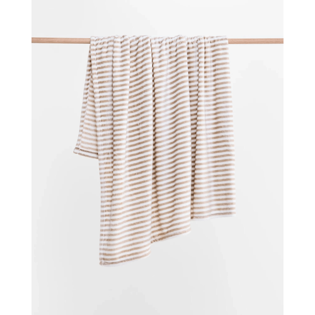3 Target Ivy Super Soft Stripe Throw - Natural, 3 of 3