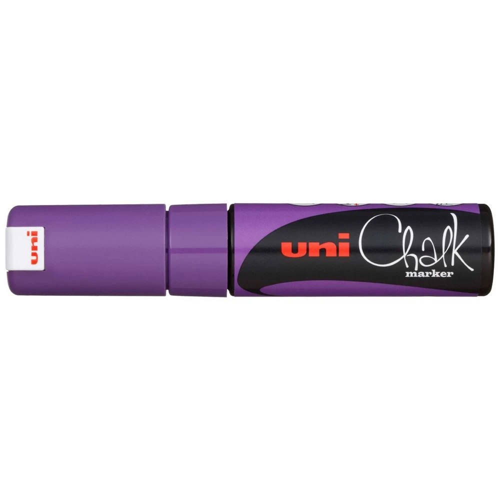 1 Uni Liquid Chalk Marker Chisel Tip Violet, 1 of 2