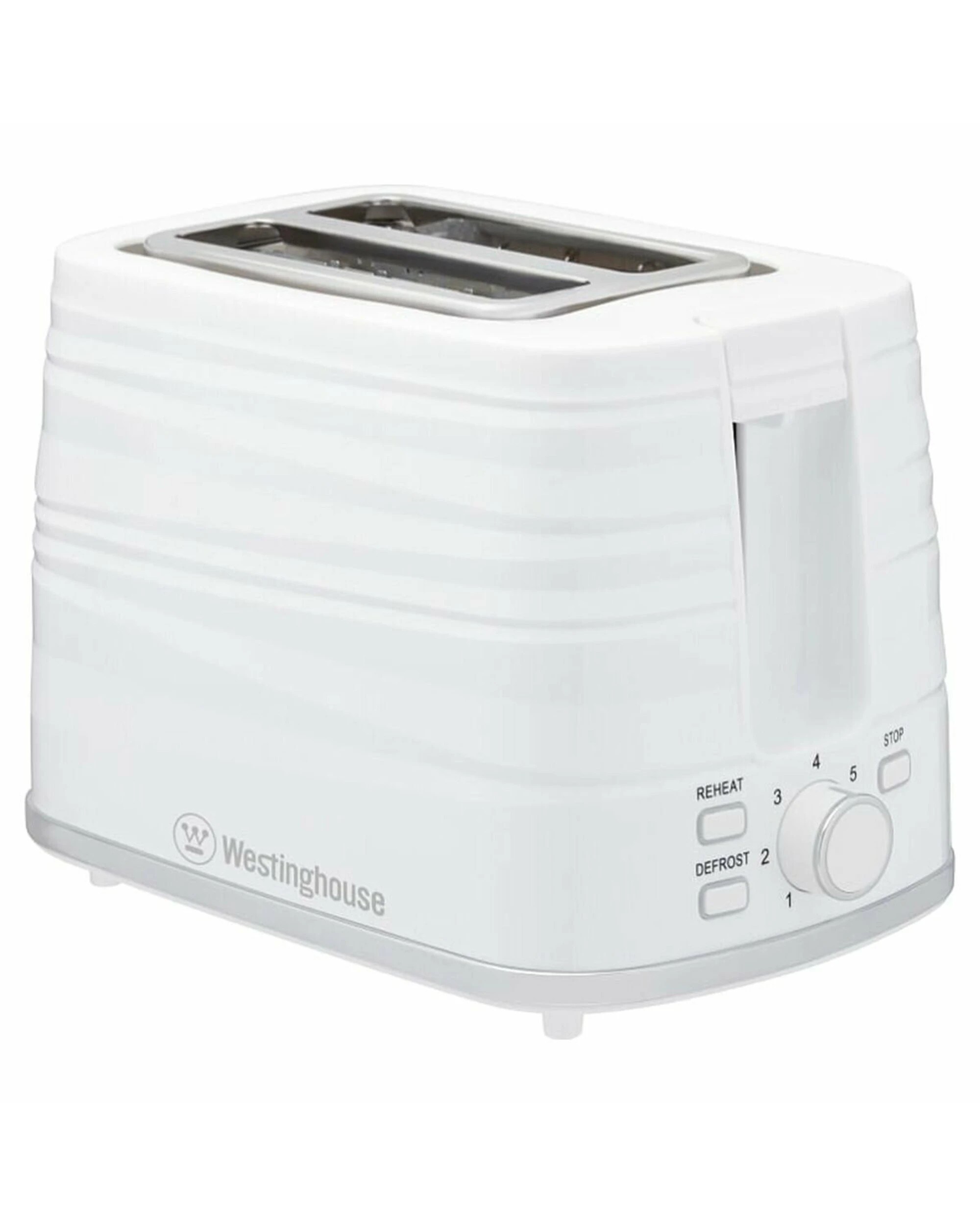 5 Westinghouse Kettle & Toaster Pack - White Stripe - WHITE, 5 of 5