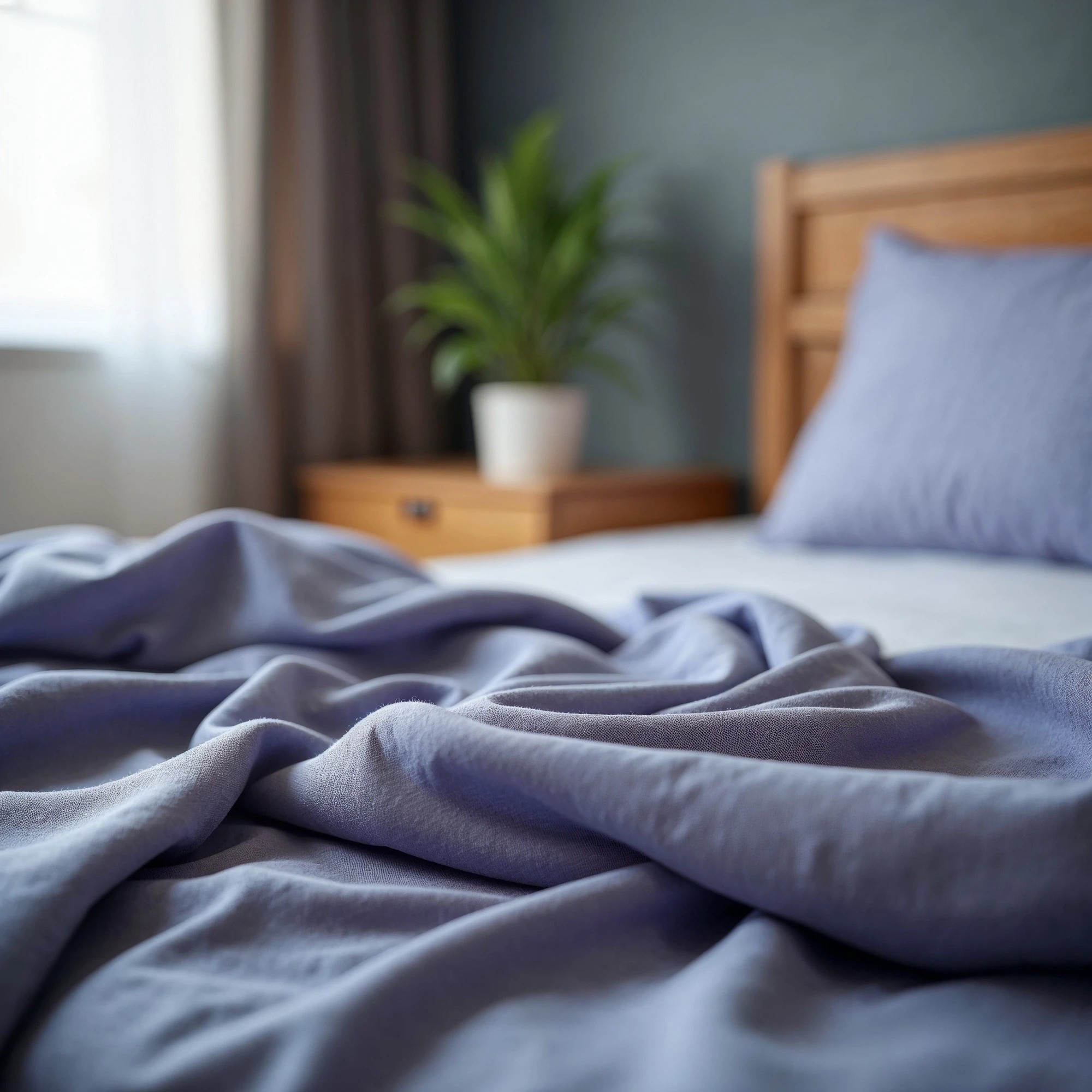 4 Royal Comfort 2000 Thread Count Bamboo Cooling Sheet Set Ultra Soft Bedding - King Bed - Blue, 4 of 4