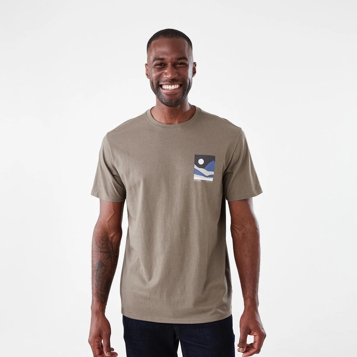 1 Print T-shirt Brn Eagle, 1 of 5