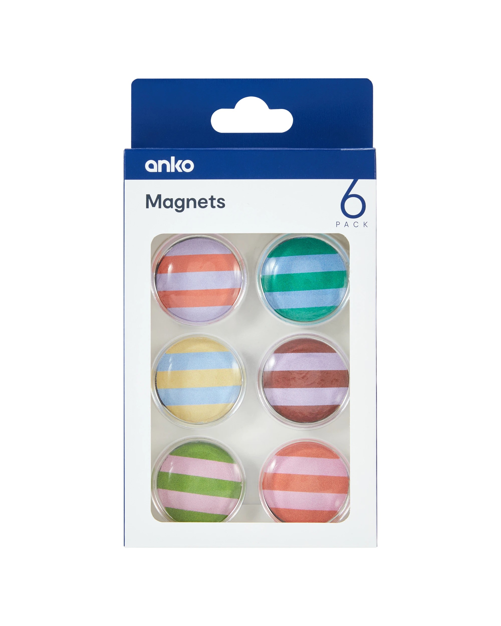 1 6 Pack Magnets - Stripe, 1 of 6