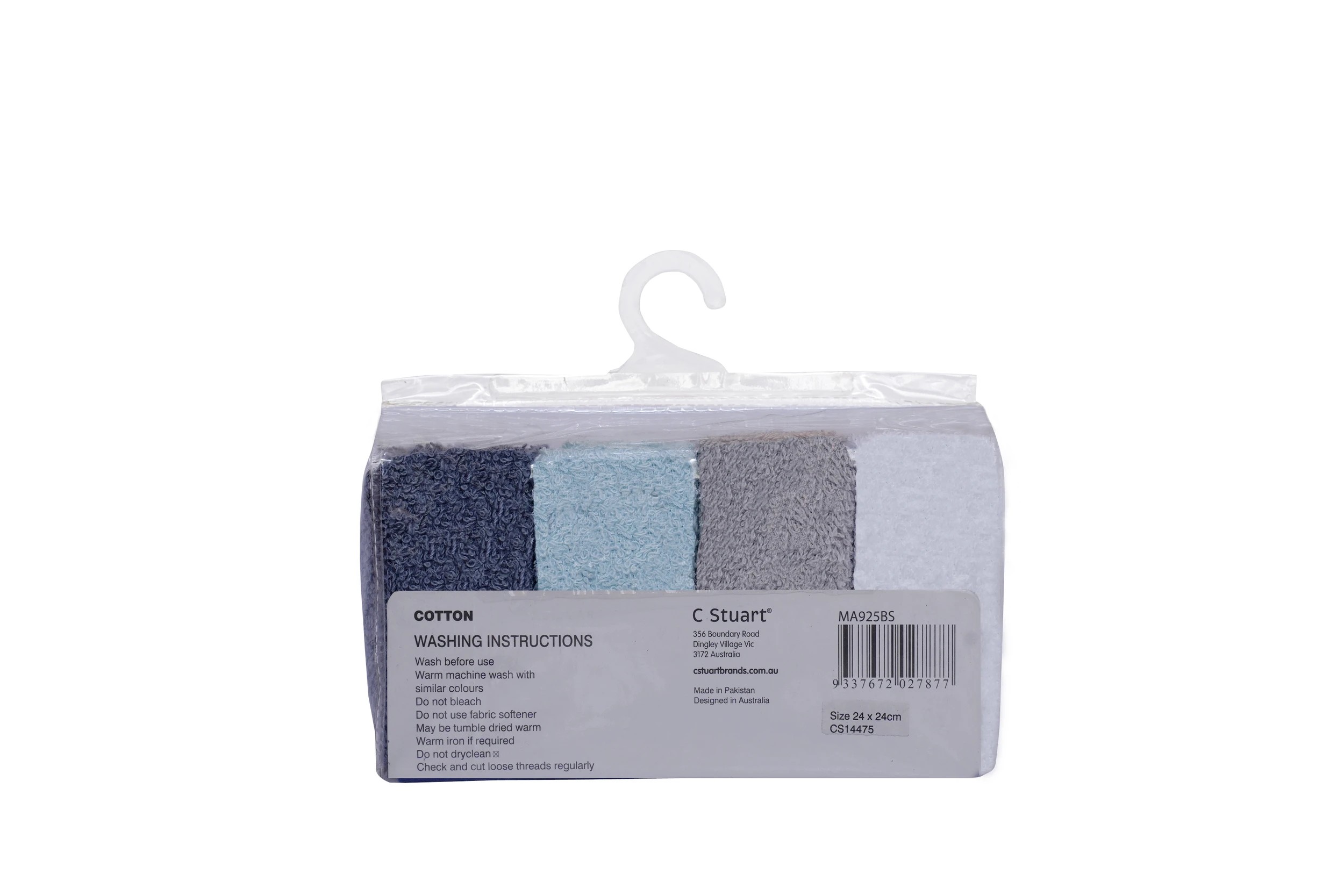 4 Big Softies 4 Pack Cotton Washers  Pastel Boy, 4 of 4