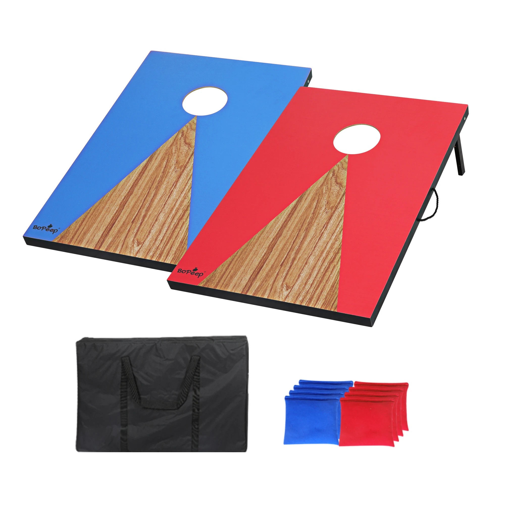 1 Bopeep 2 Pcs Toss Cornhole Game Set With 8 Bean Bags, 1 of 2