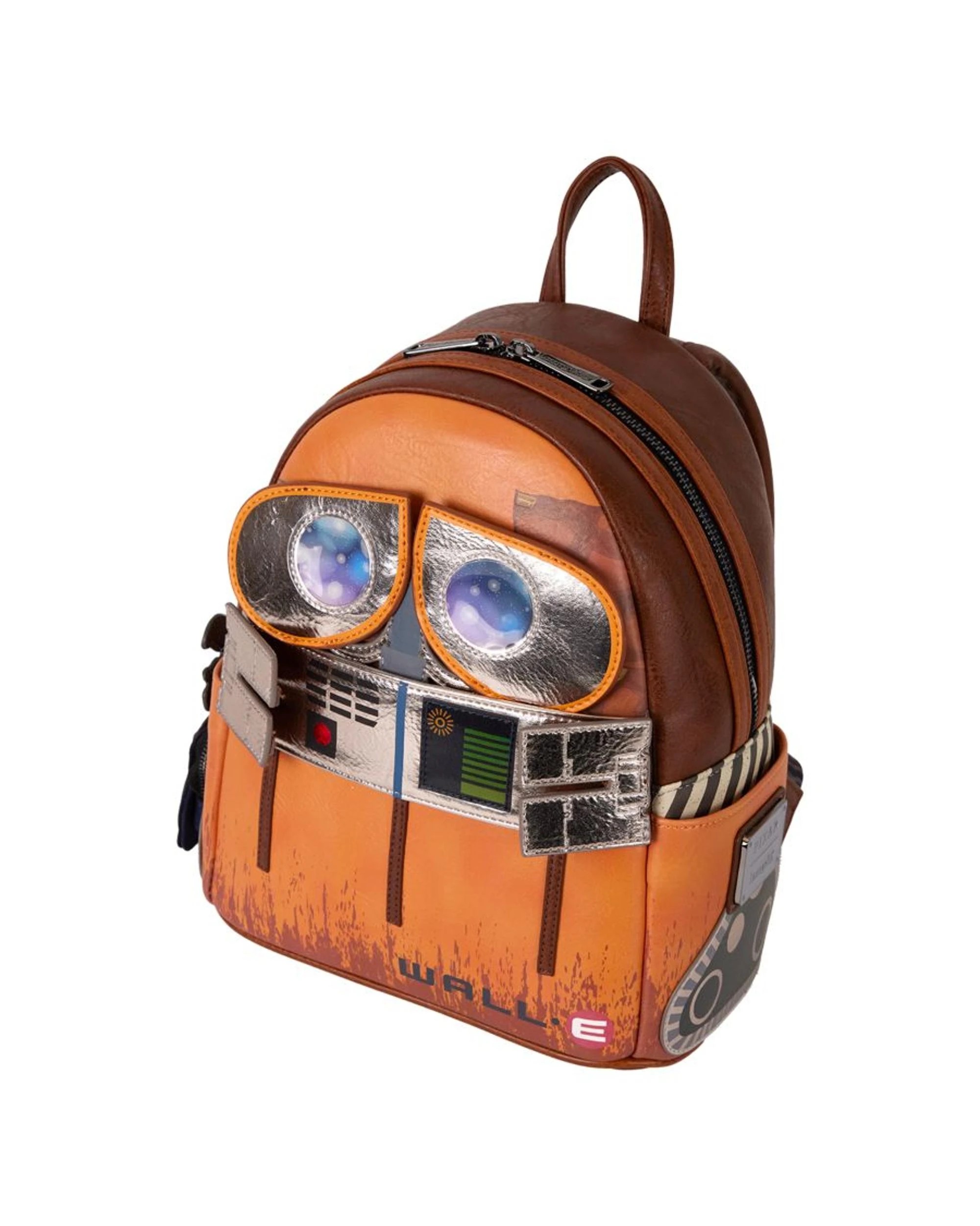 3 Loungefly Disney Wall-E 10 inch Faux Leather Mini Backpack, 3 of 9