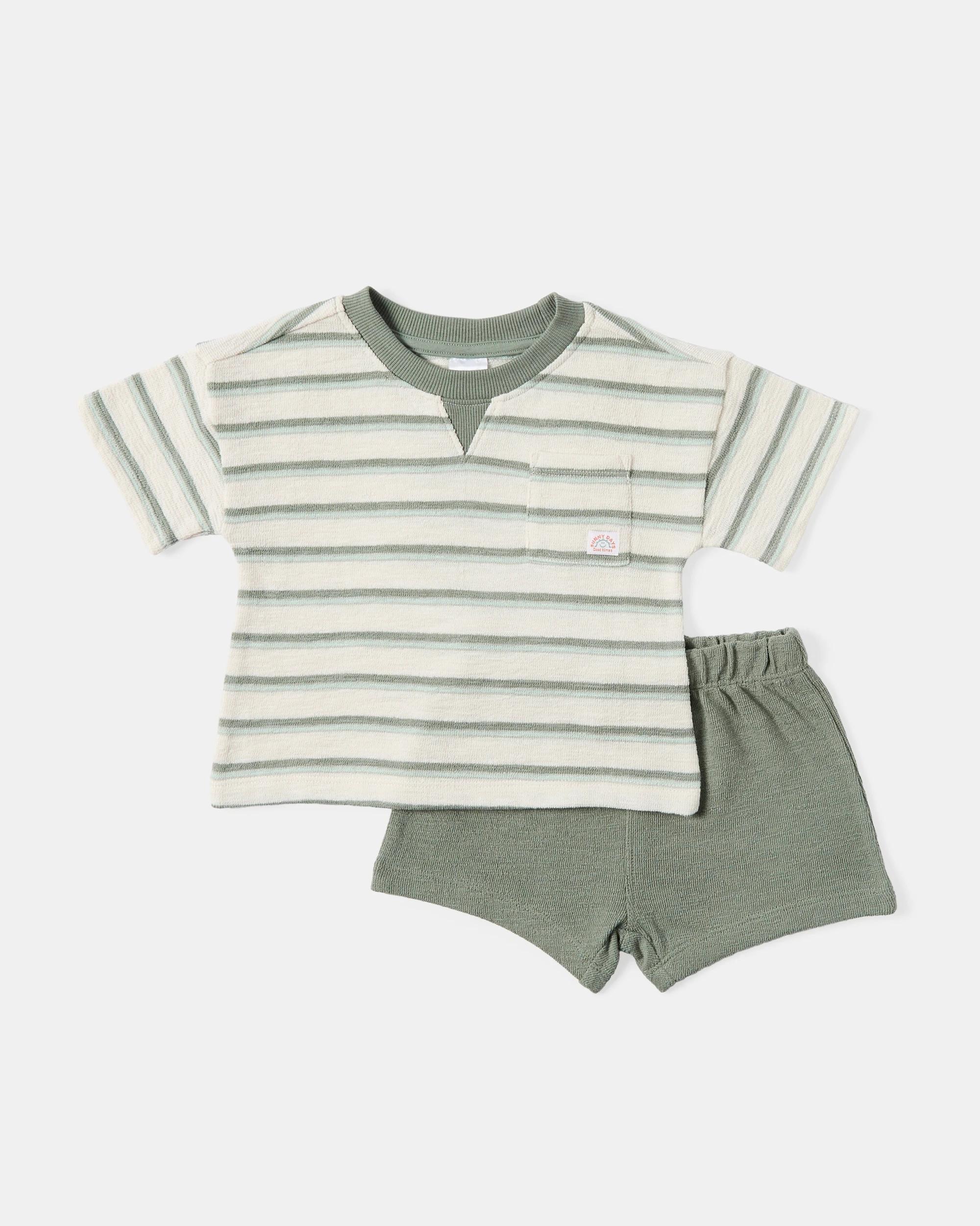 1 Short Sleeve Slub Set Stripes, 1 of 6