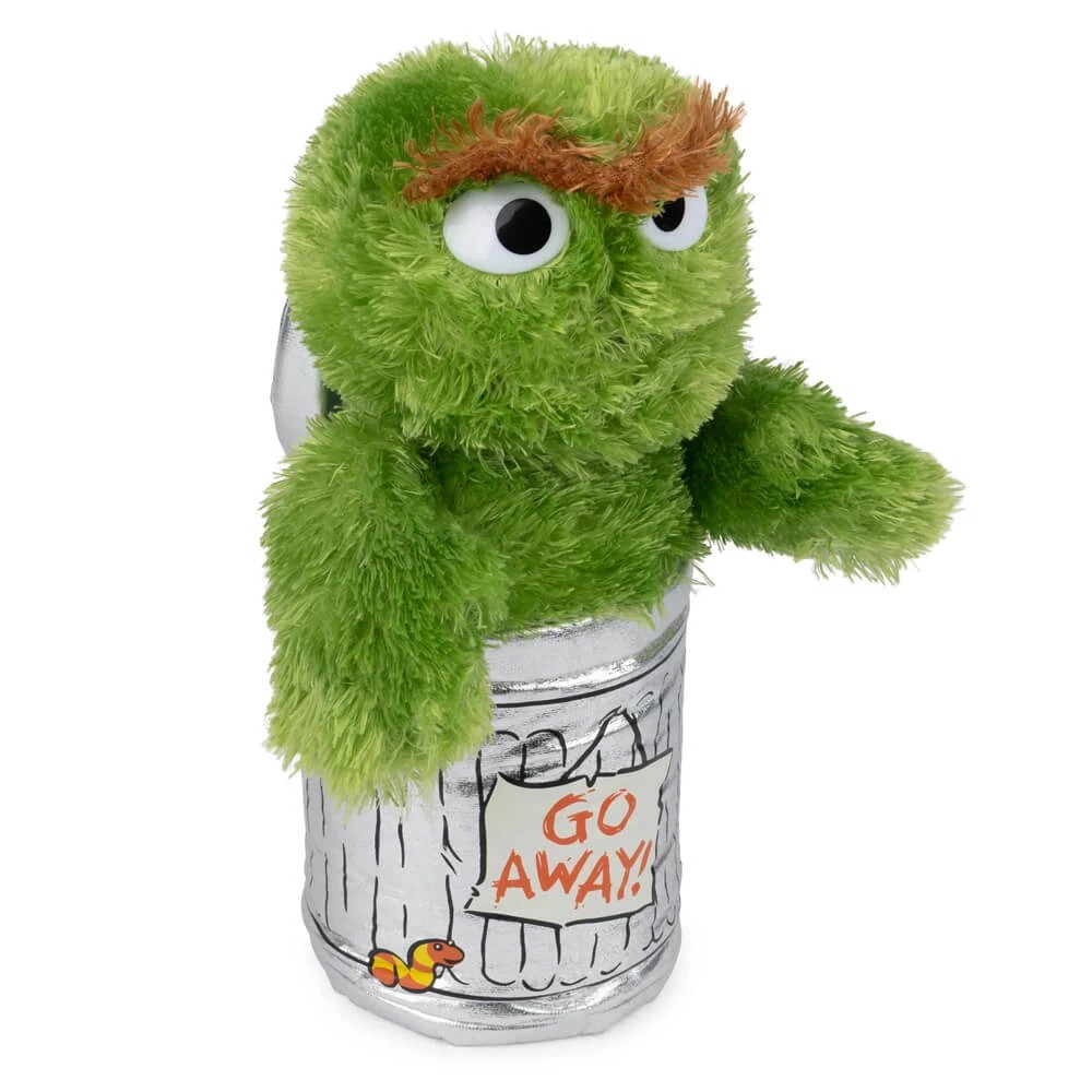2 Sesame Street - Oscar the Grouch - Kids Soft Toy, 1 year+ - Green, 2 of 5