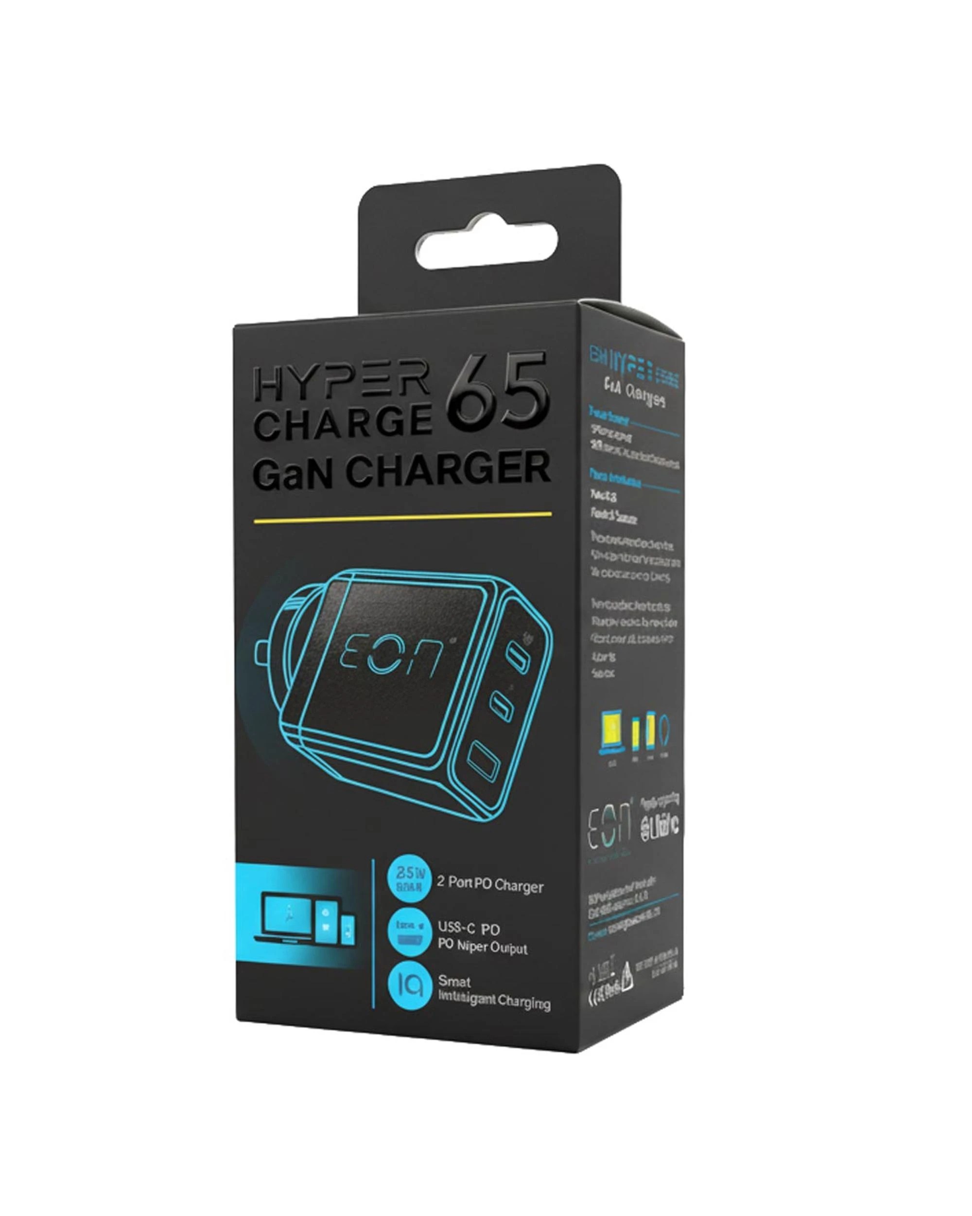 1 EON Hypercharge 65W GaN Fast Charger - 3 Port, 1 of 6