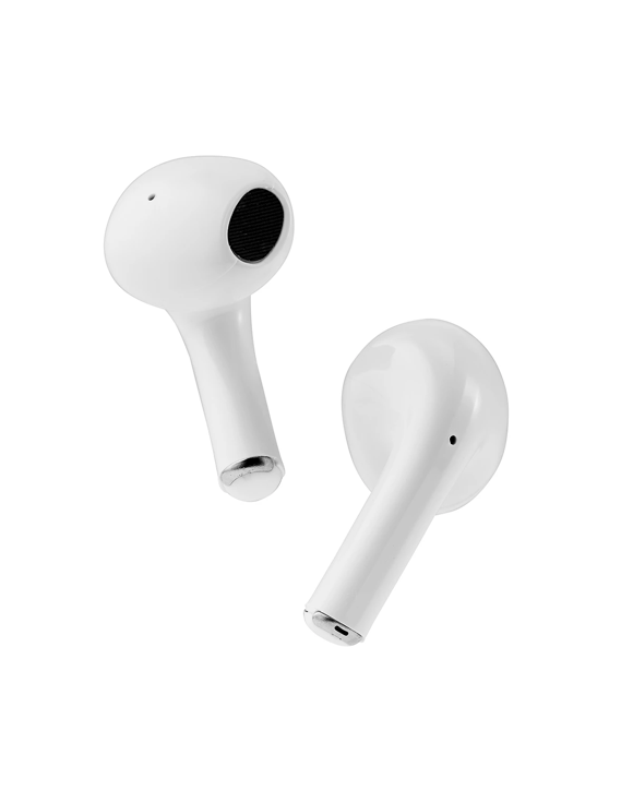True Wireless Earphones With LED Display White Kmart