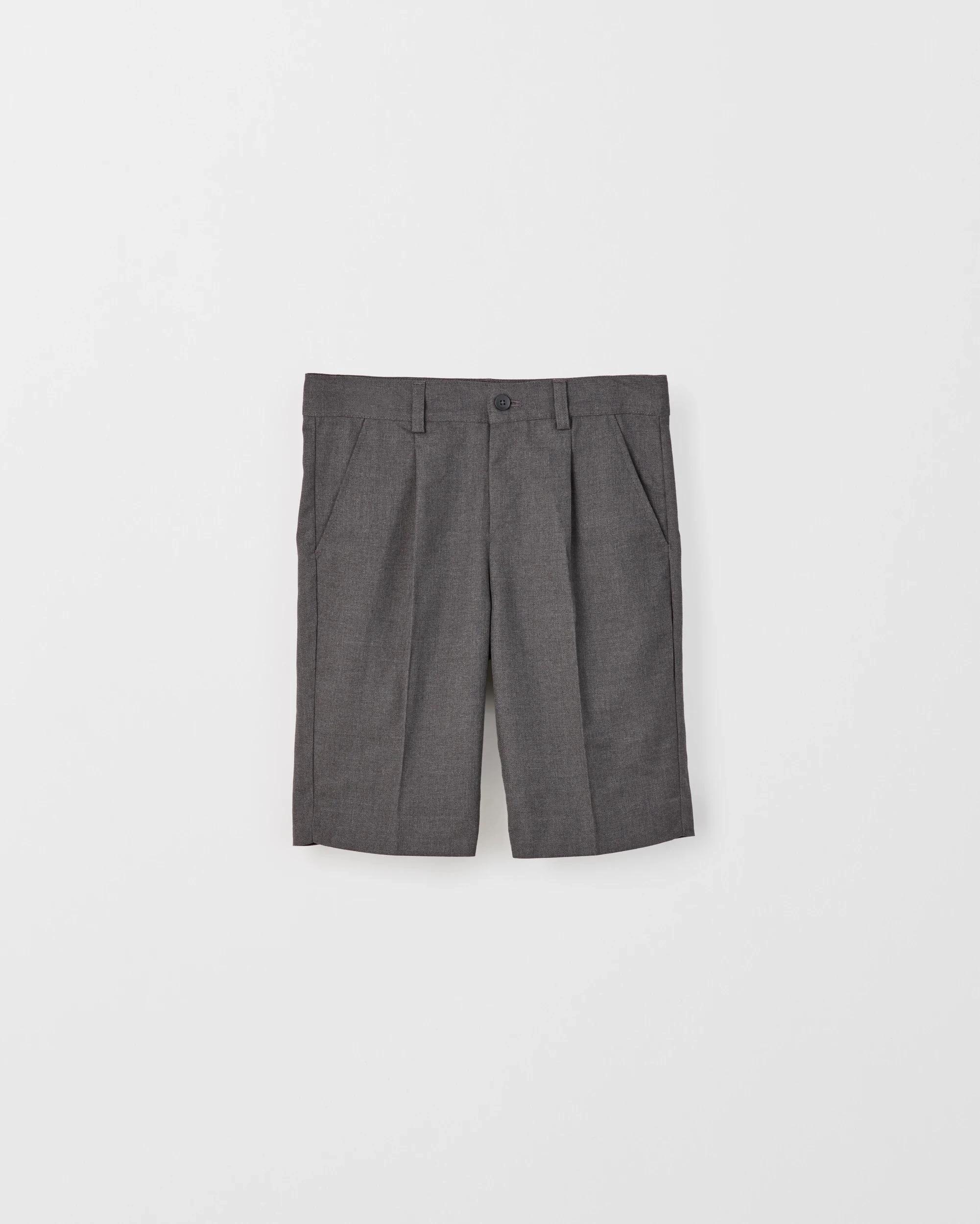2 Target Kids School 2 Pack Structured Twill Shorts GREY, 2 of 3