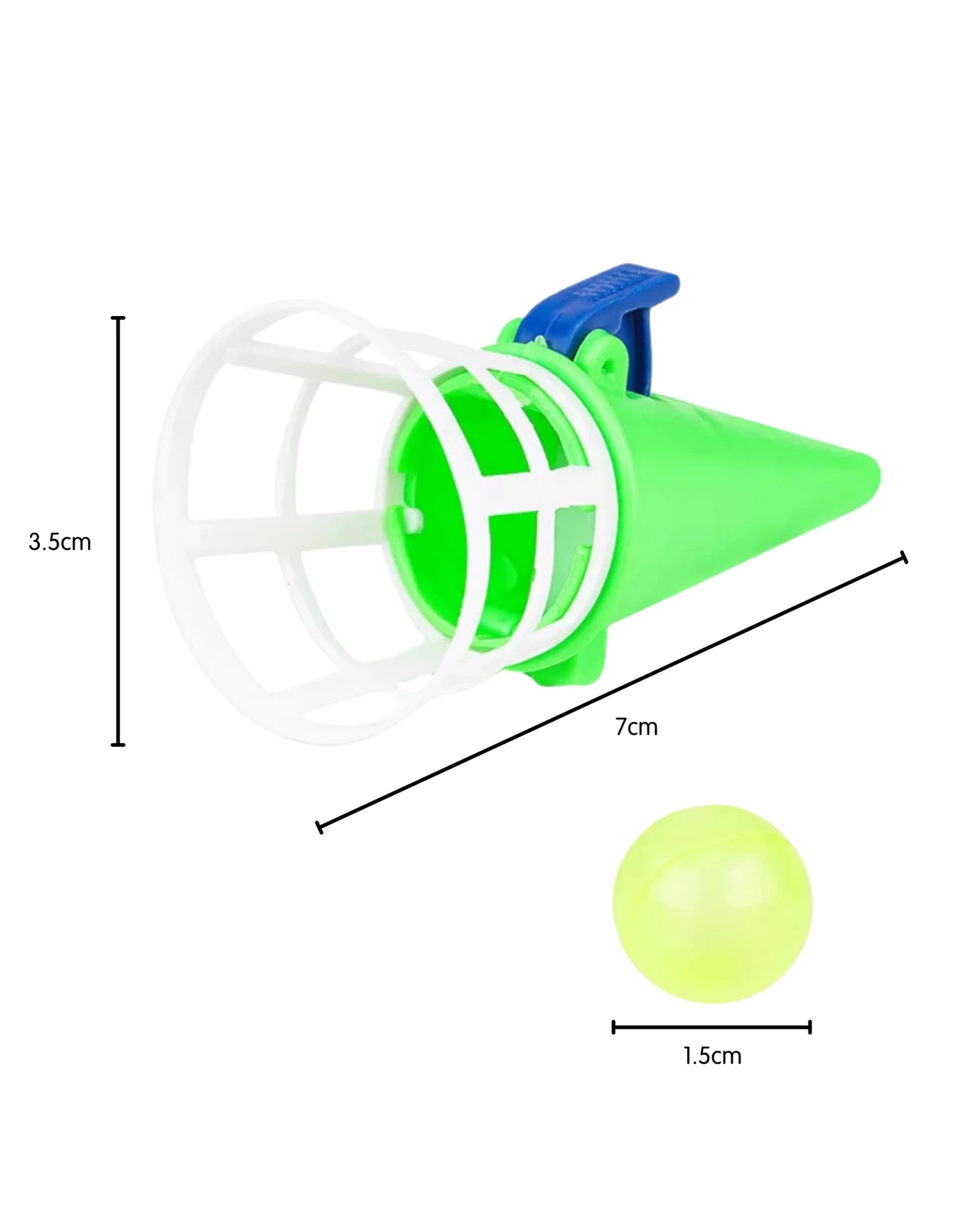 3 Party Maker Pack of 4 Mini Click & Catch Toys 7cm - Assorted, 3 of 4