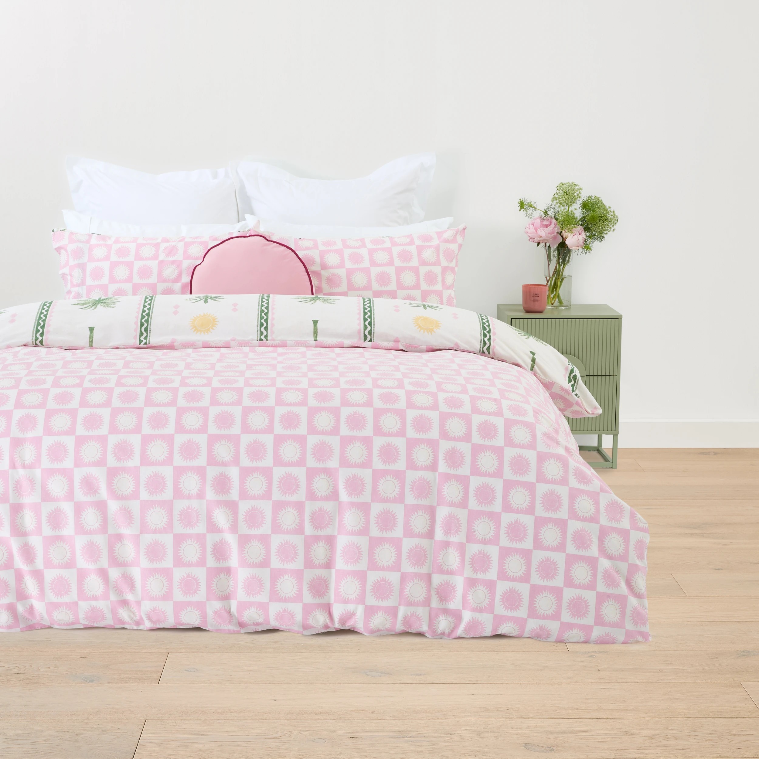 2 Alani Cotton Rich Reversible Quilt Cover Set - Double Bed, 2 of 8
