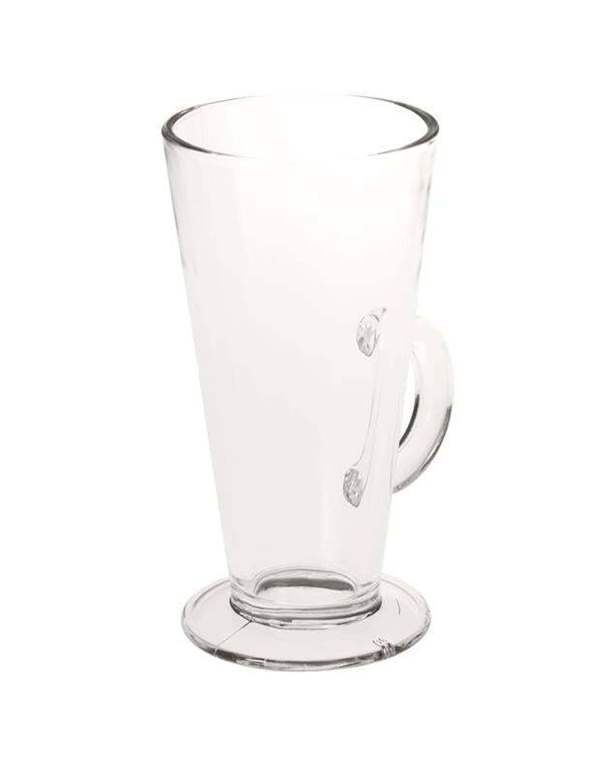 1 Avanti 2pc Latte Glass Cup With Handle 250ml Microwave Dishwasher Safe - Clear, 1 of 3