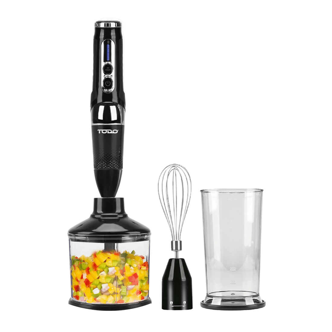 5 TODO Cordless Stick Blender Food Chopper Whisk 7.4V 2000mAh Handheld Electric Blender, 5 of 8