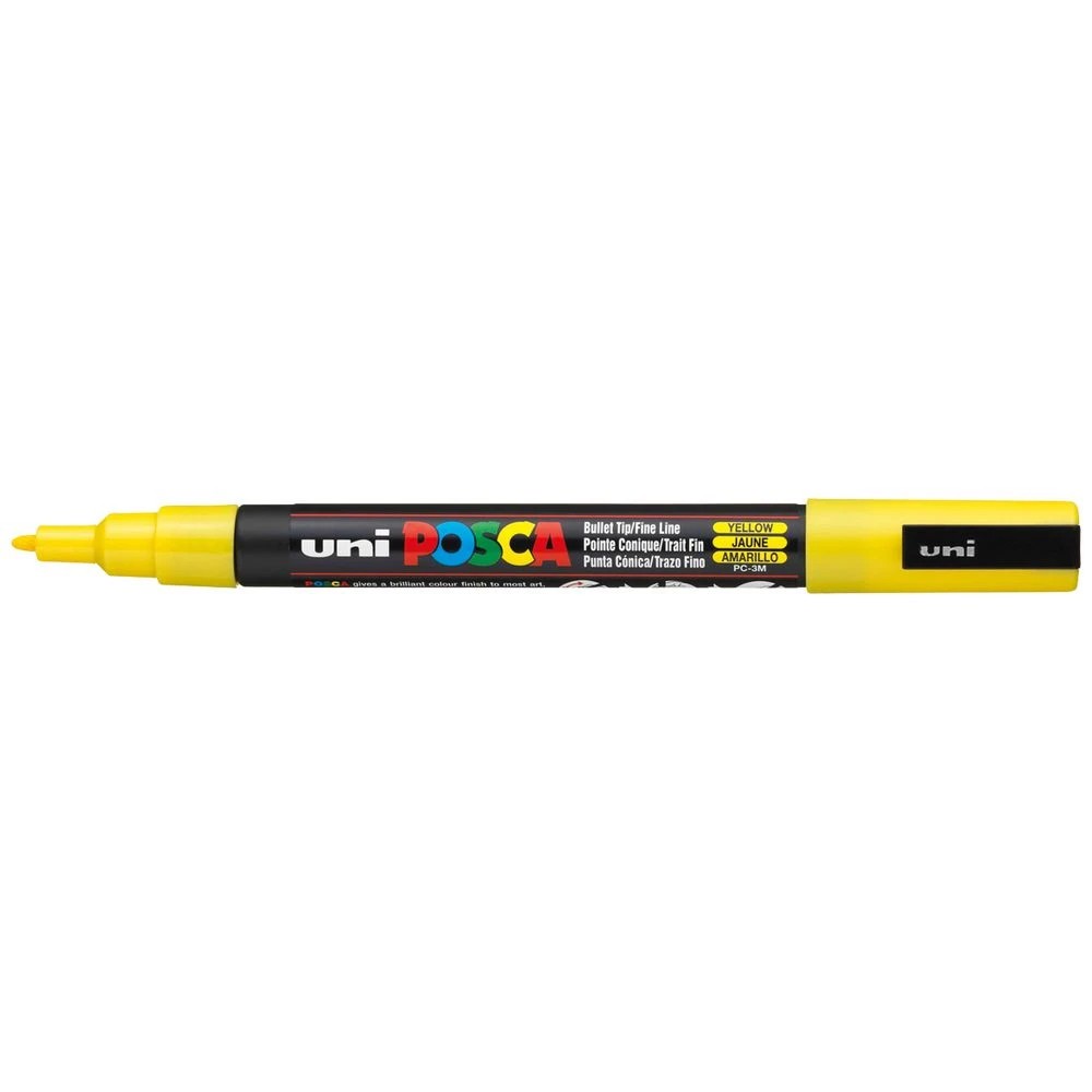 1 POSCA PC 3M Paint Marker Yellow, 1 of 8