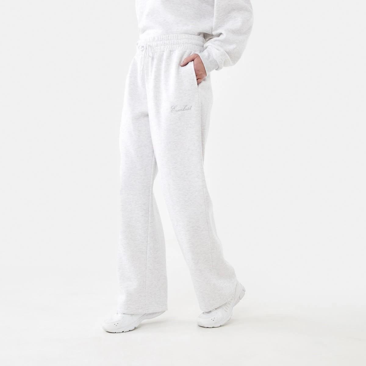 2 Everlast Womens Straight Leg Trackpants White Marl, 2 of 7