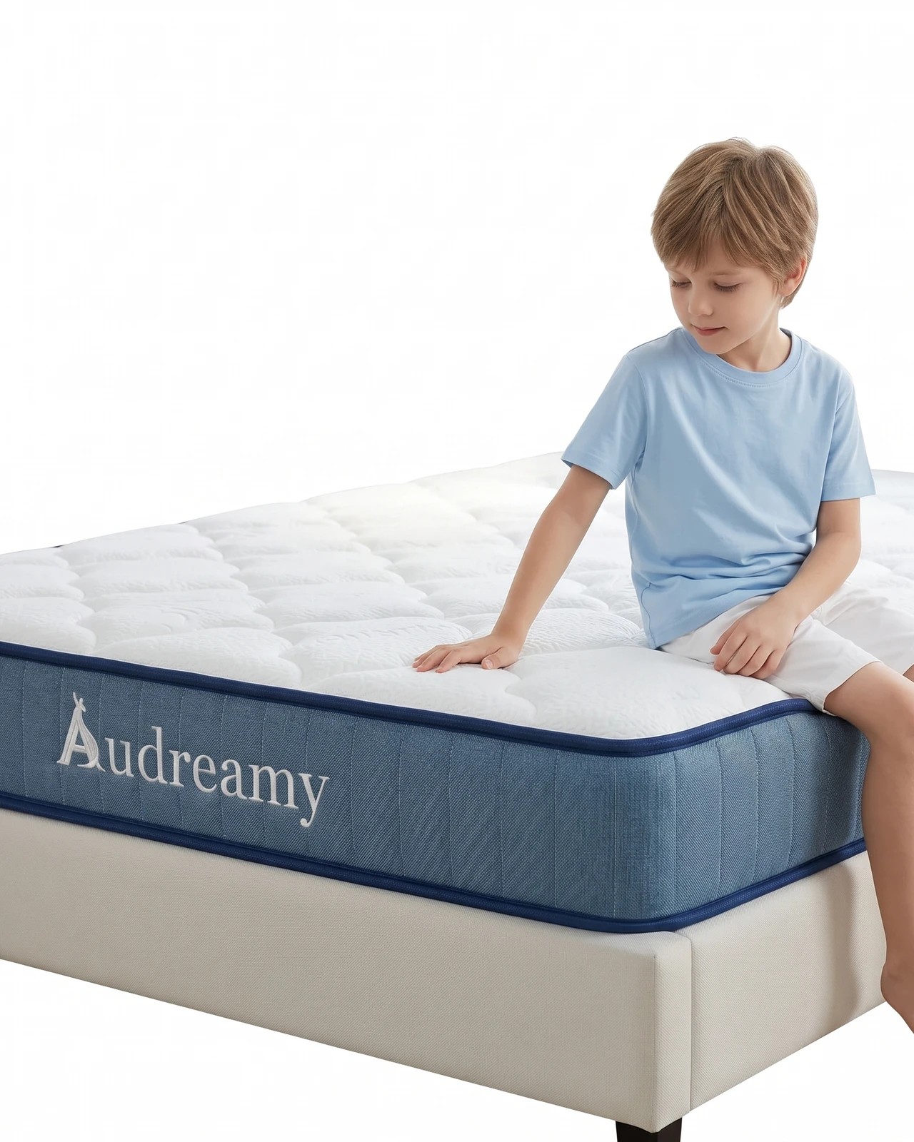 6 Audreamy Kaveno Mattress, Cool Gel Pocket Spring Mattress, DreamCoil 700 Spring TENCEL Cover Single Bed White, 6 of 10
