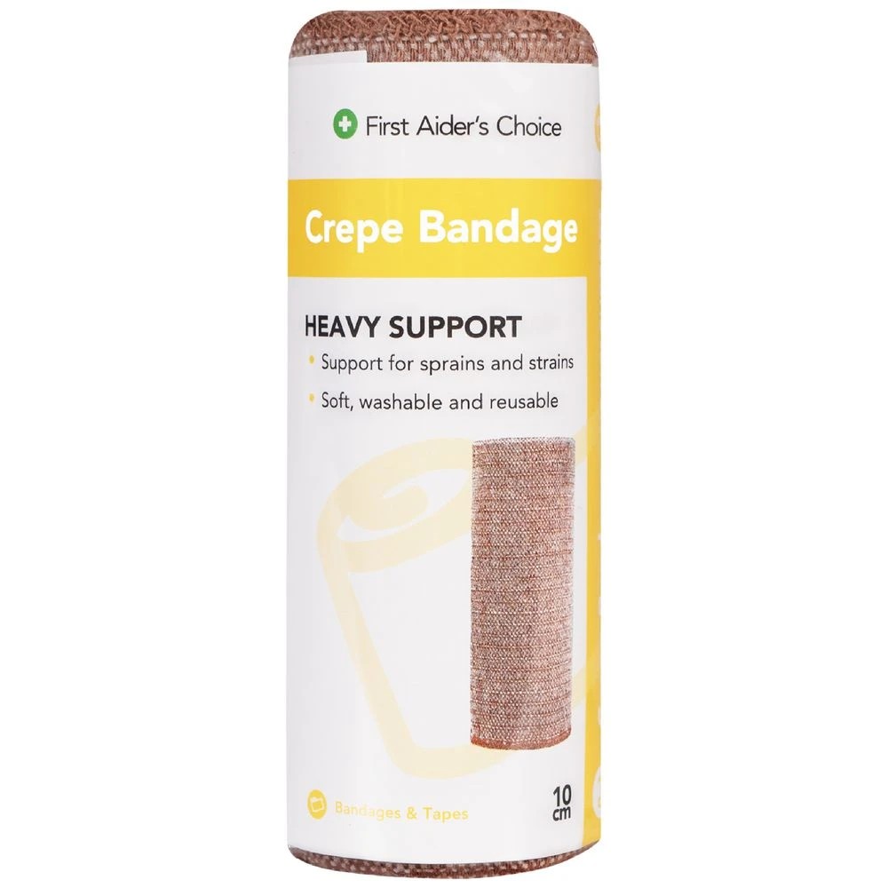 1 First Aiders Choice Heavy Crepe Bandage 10cm, 1 of 2