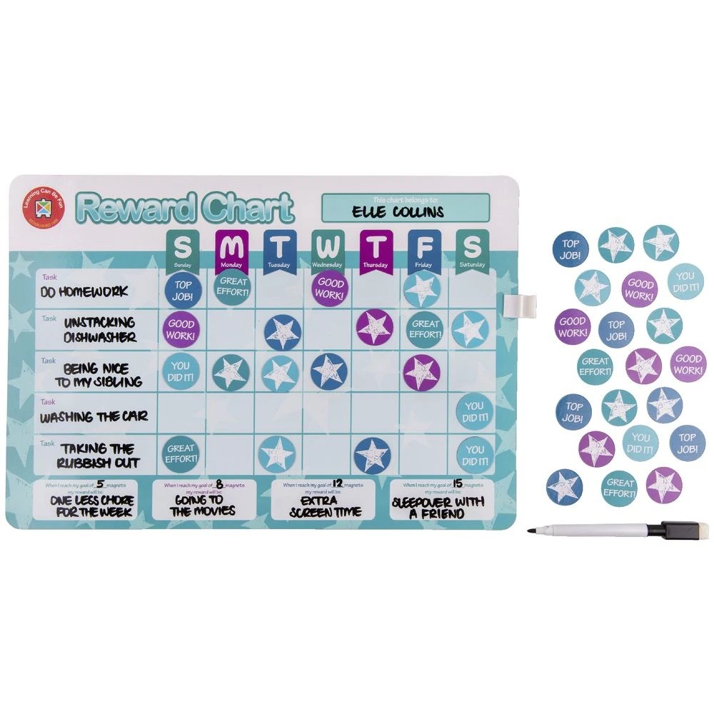 4 Learning Can Be Fun Reward Chart Big Kids, 4 of 4