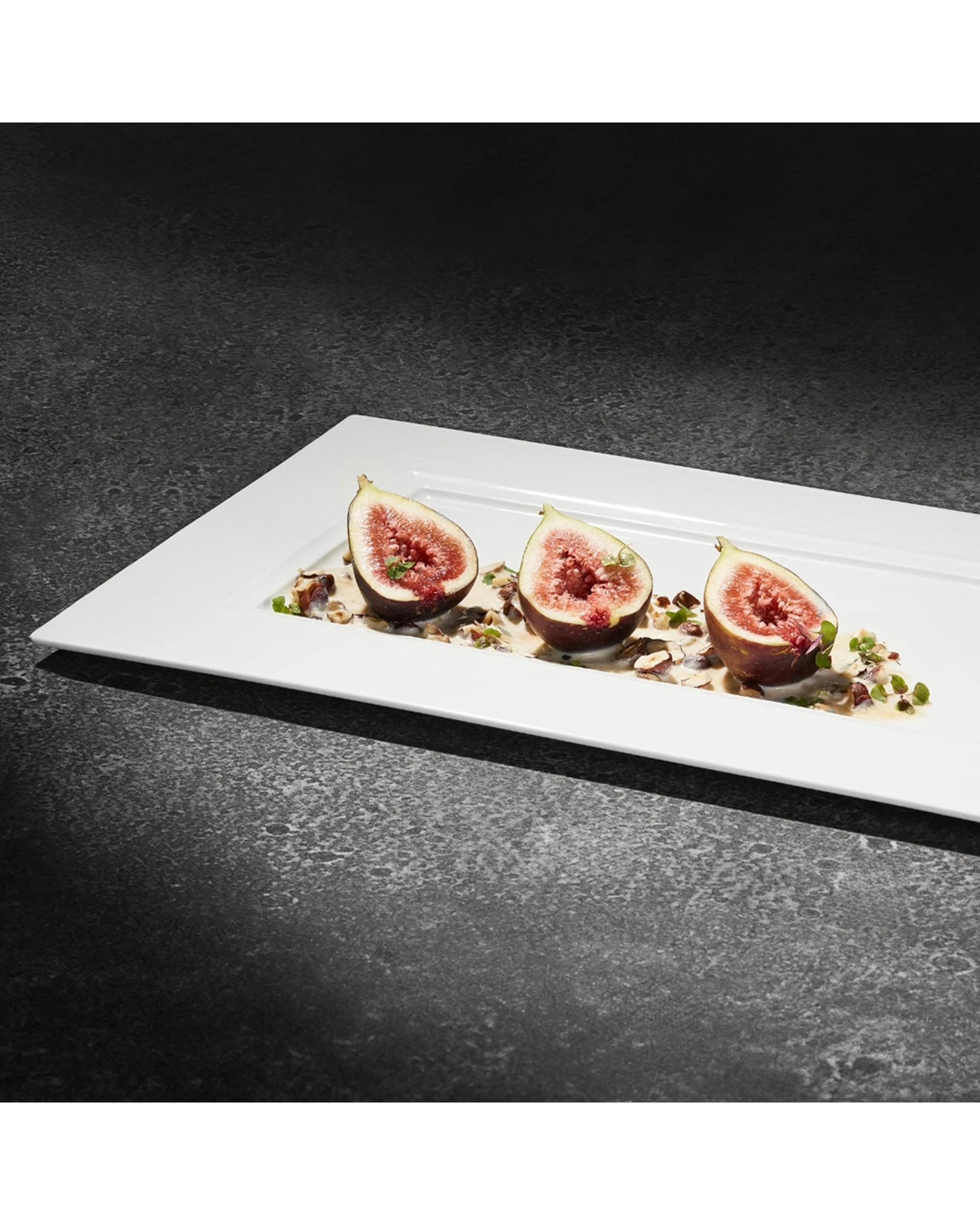 4 Maxwell & Williams Cashmere Rectangular Porcelain Platter Gift Boxed 42x26cm - White, 4 of 4