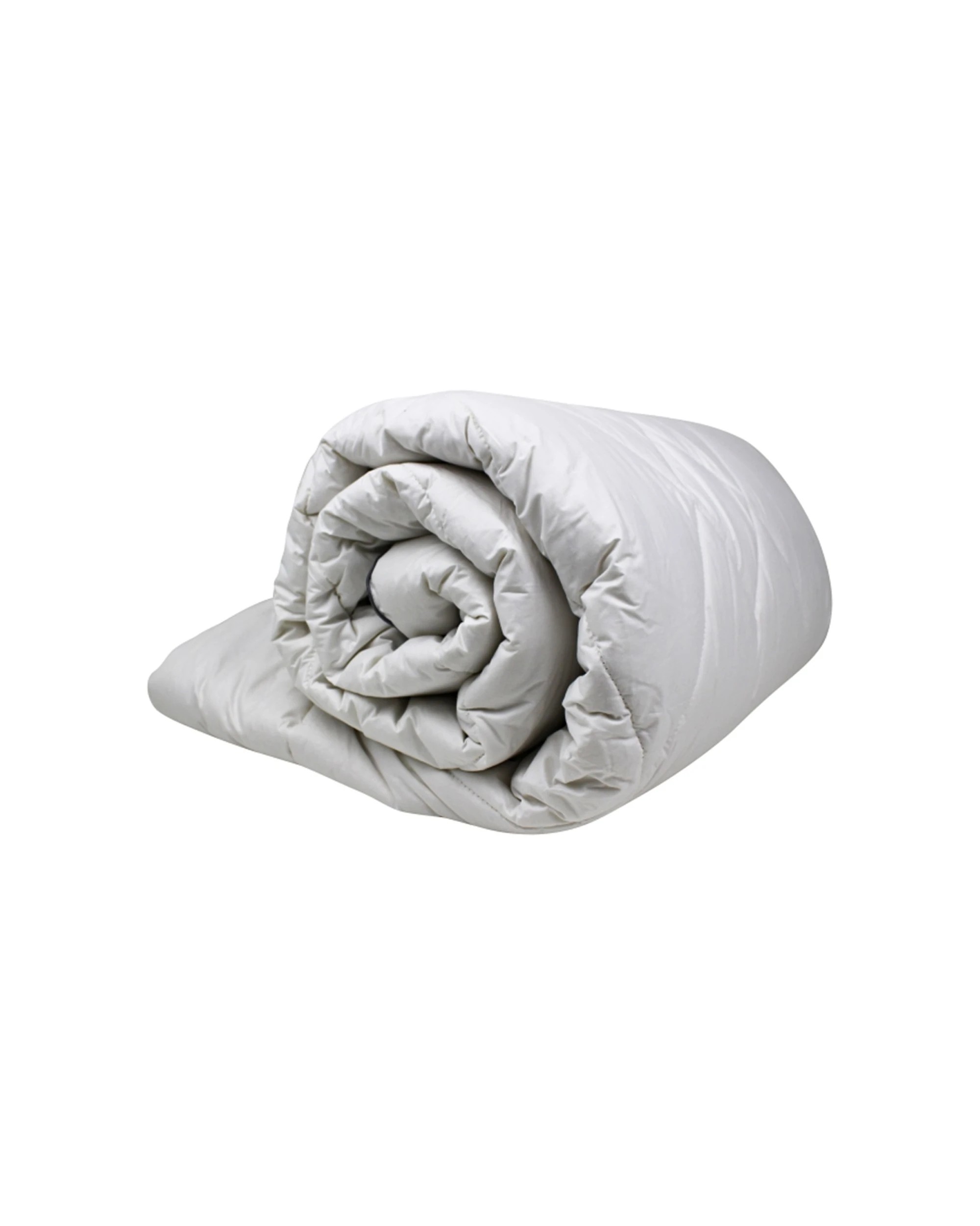 2 Bas Phillips Washable Wool Quilt 500Gsm Cotton Japara Cover - Single Bed - White, 2 of 7