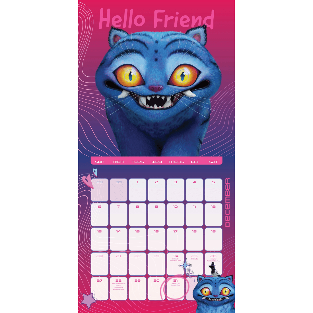 4 2026 Netflix KPop Demon Hunters Calendar, 4 of 5