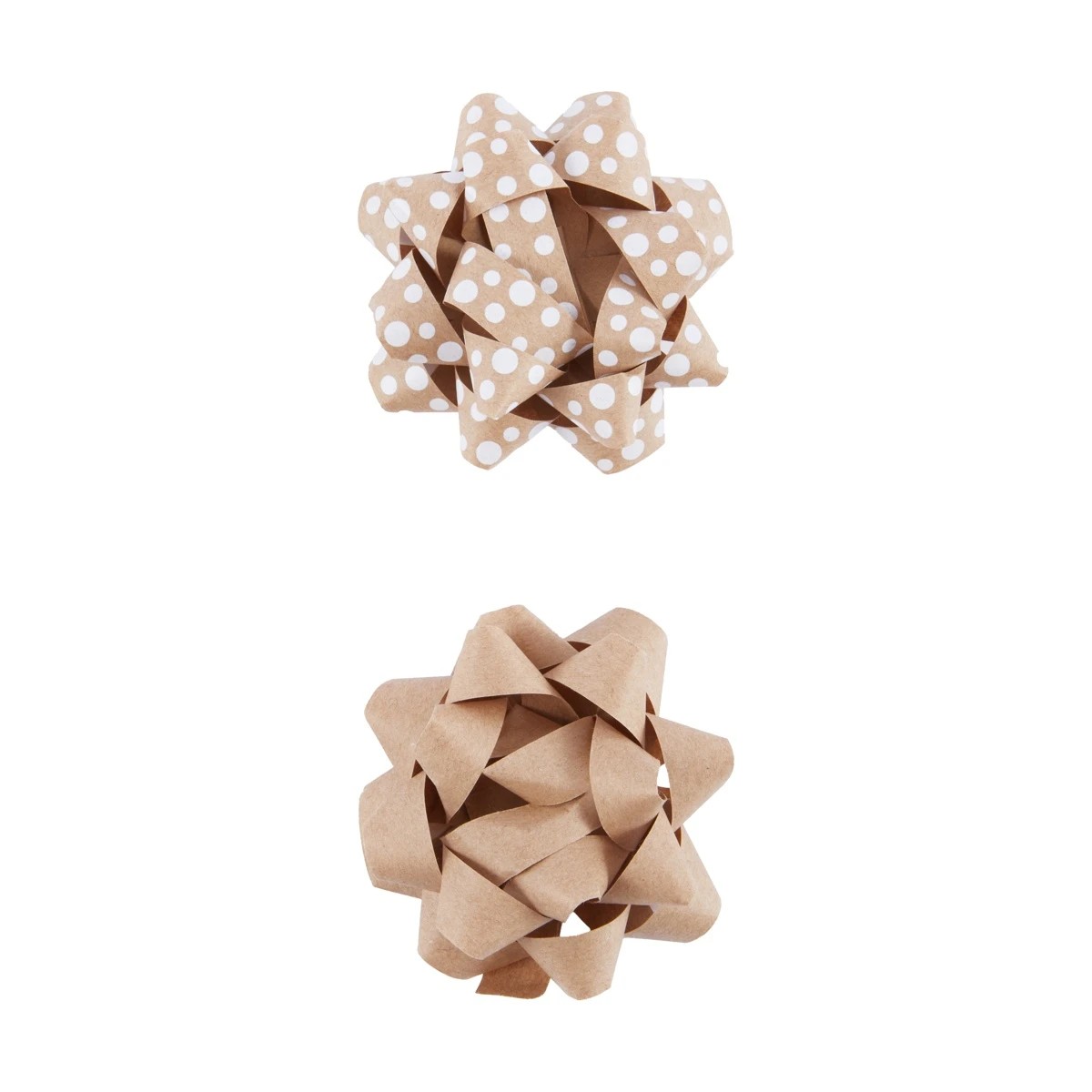 2 2 Piece Gift Bows - Kraft, 2 of 3