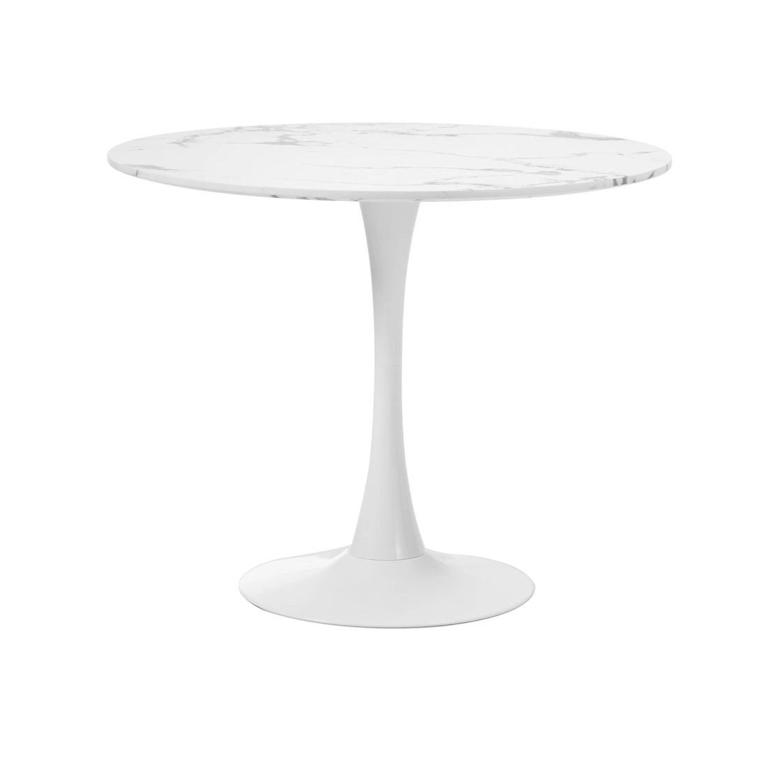 9 Oikiture 90cm Round Dining Table with 4x Dining Chairs Boucle - Multi, 9 of 9