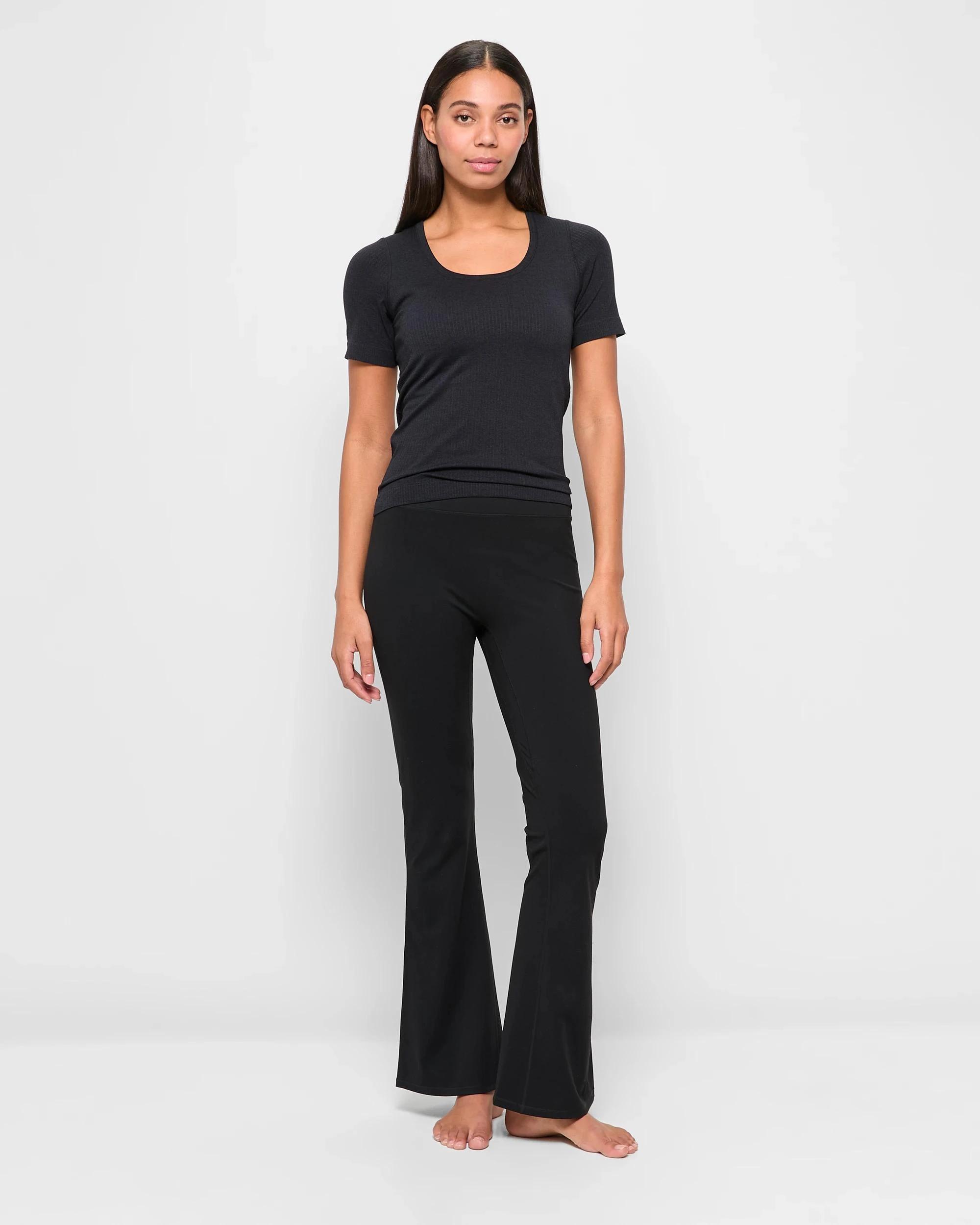 1 Target Active Studio Soft Yoga Flare Pants BLACK, 1 of 5