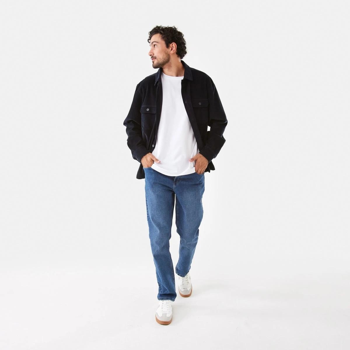 2 Long Sleeve Corduroy Overshirt Sky Cptn, 2 of 8