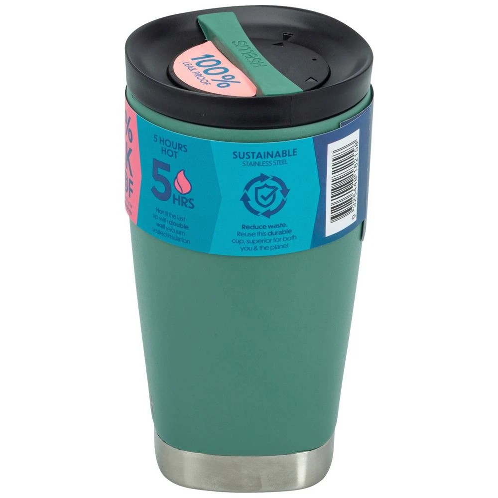 2 Smash Blue Stainless Steel Barista Buddy 350mL Sage, 2 of 7