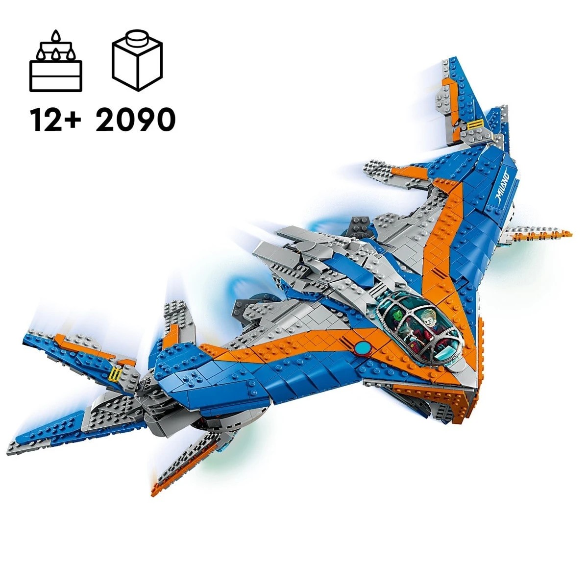 9 LEGO Marvel Guardians of the Galaxy: The Milano Spaceship 76286, 9 of 10