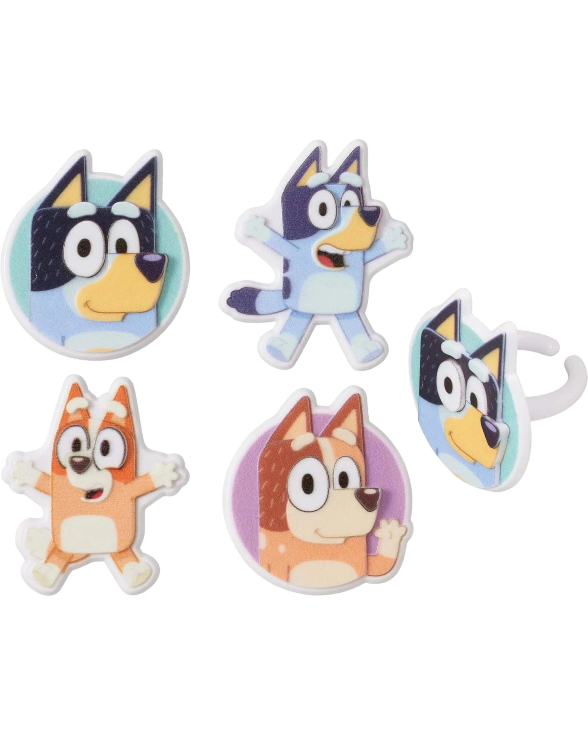 3 Decopac Bluey So Much Fun Cupcake Rings Pack of 12, 3 of 3