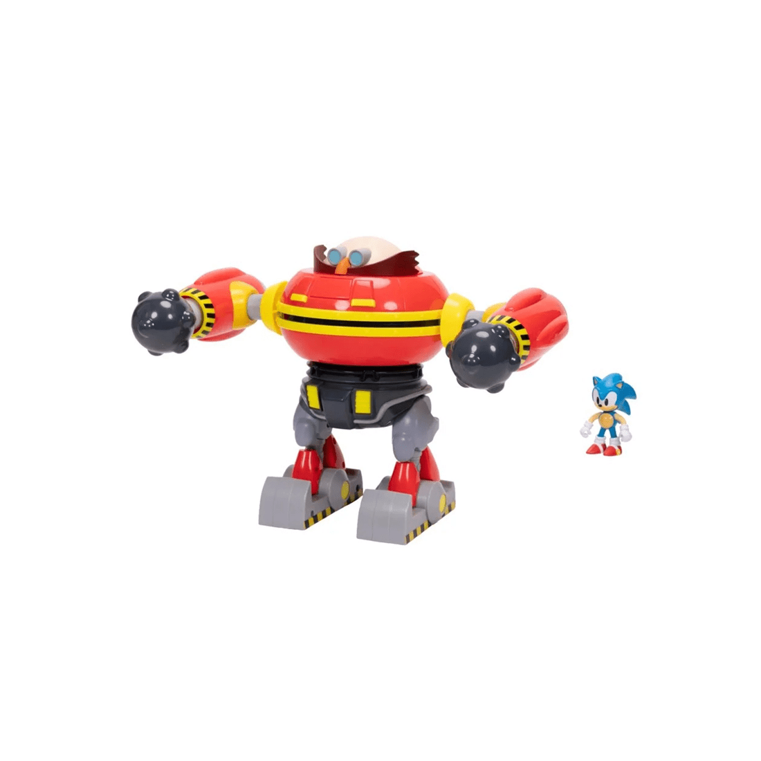 6 JAKKS Pacific Sonic the Hedgehog Hammer Egg Robot with Sonic Deluxe 2.5 inch Figure Playset, 6 of 9