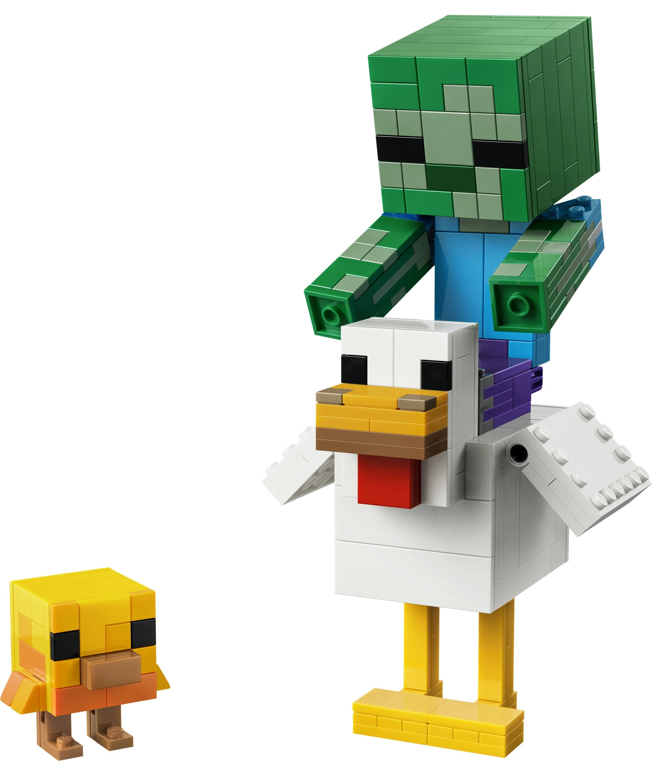 2 LEGO Minecraft Chicken Jockey 21582, 2 of 10