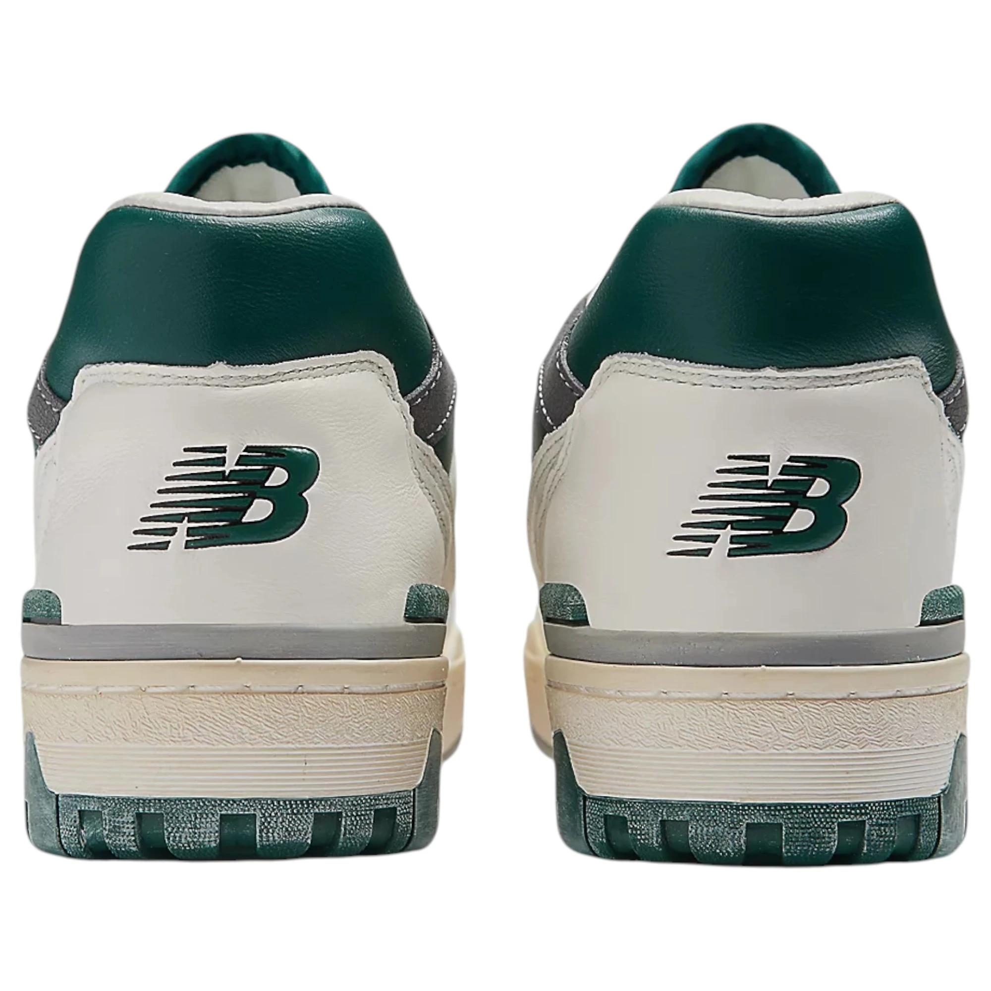 4 New Balance Mens 550 White/ Green Athletic Shoes WHITE/GREEN, 4 of 6